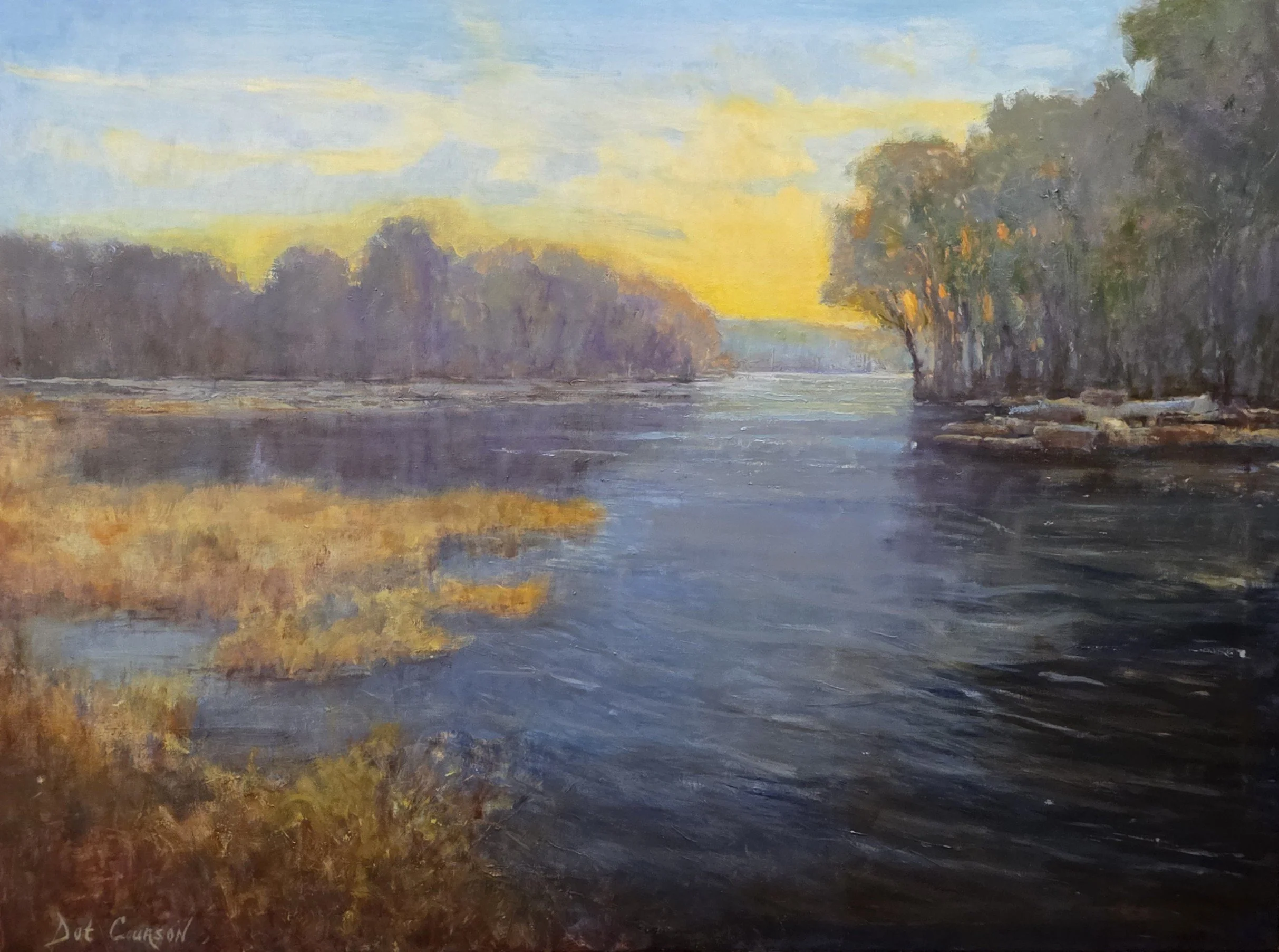 DC013- Evening Drift, 48x36, oil on canvas