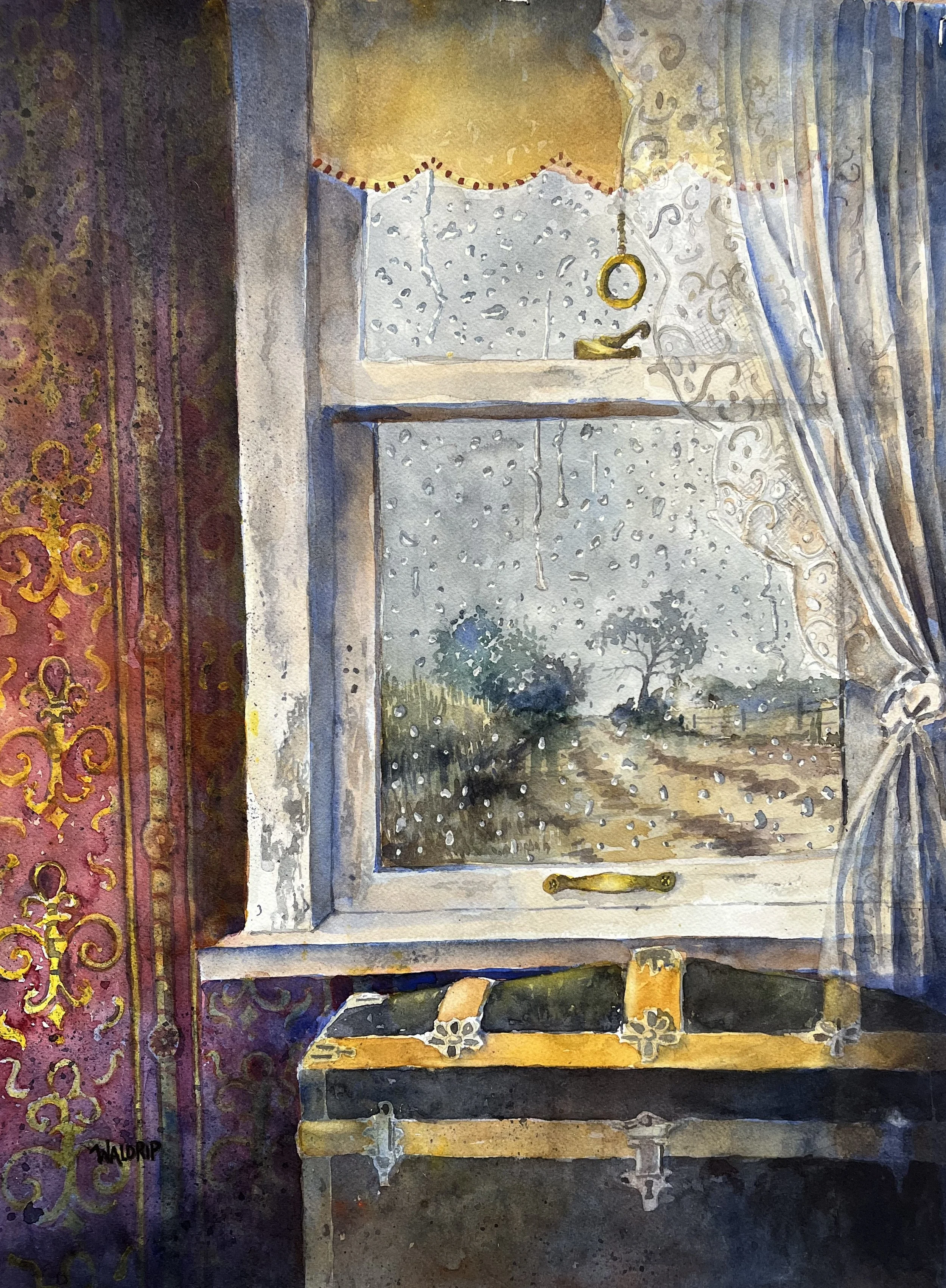 DW431- Room with a View, 15.5x20, watercolor