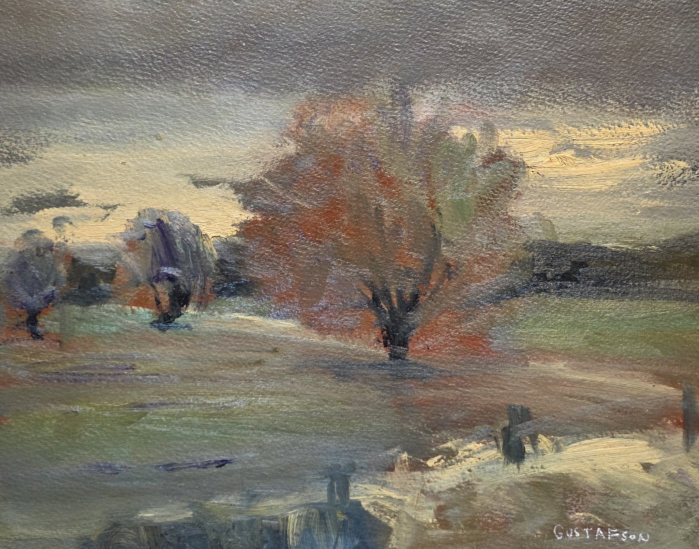 GG615- Fall Winds, 14x11, oil on paper