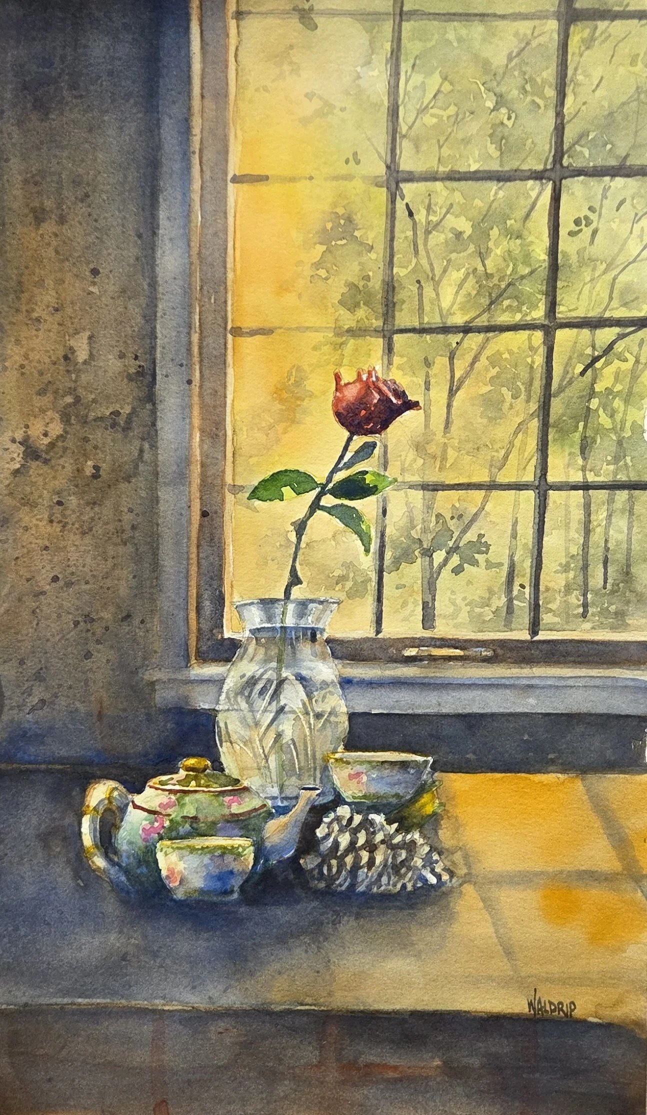DW465- Promise of the New Morning, 9x15, watercolor