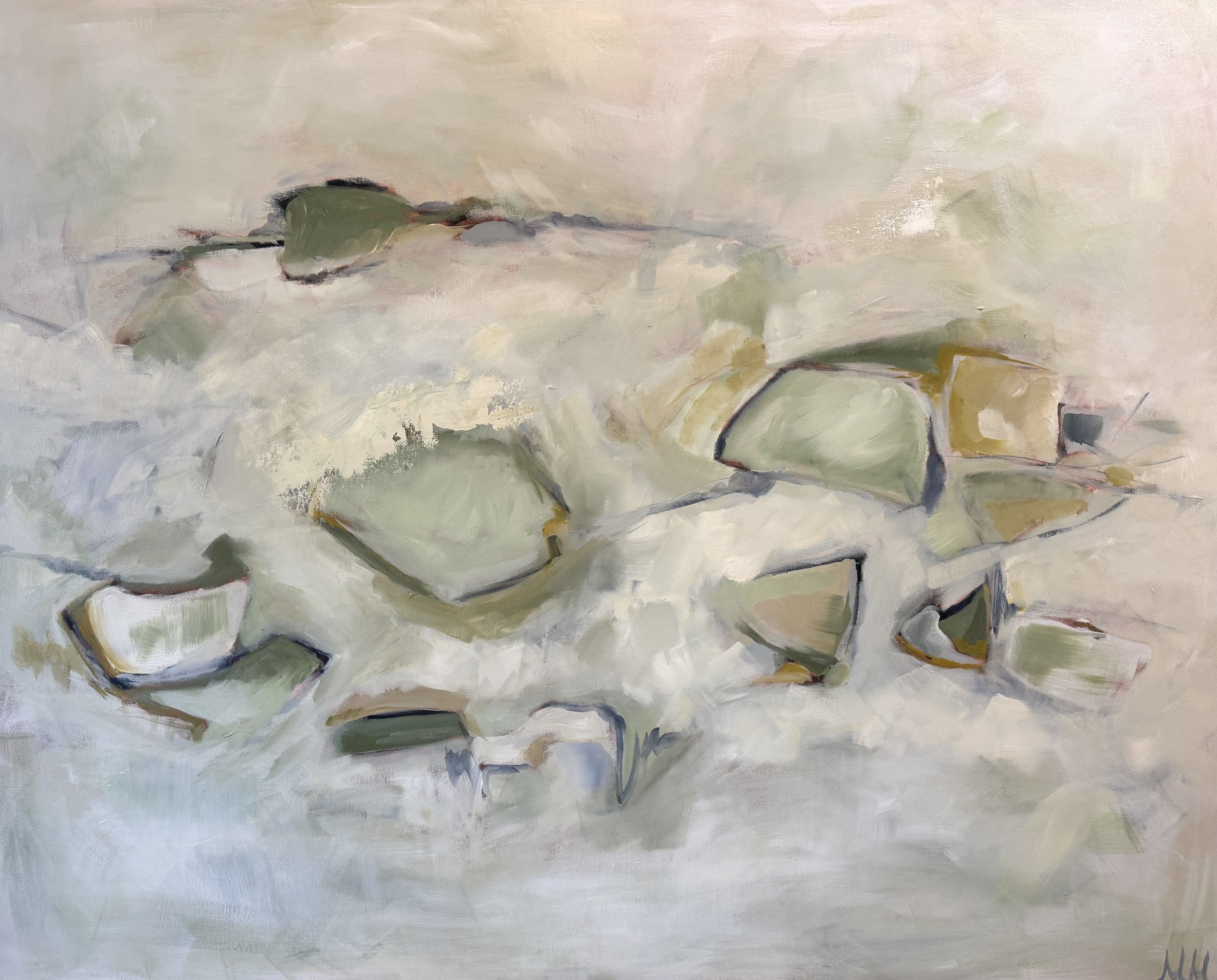 MM004- Do You Mind if We Sit Here?, 60x48, oil on canvas