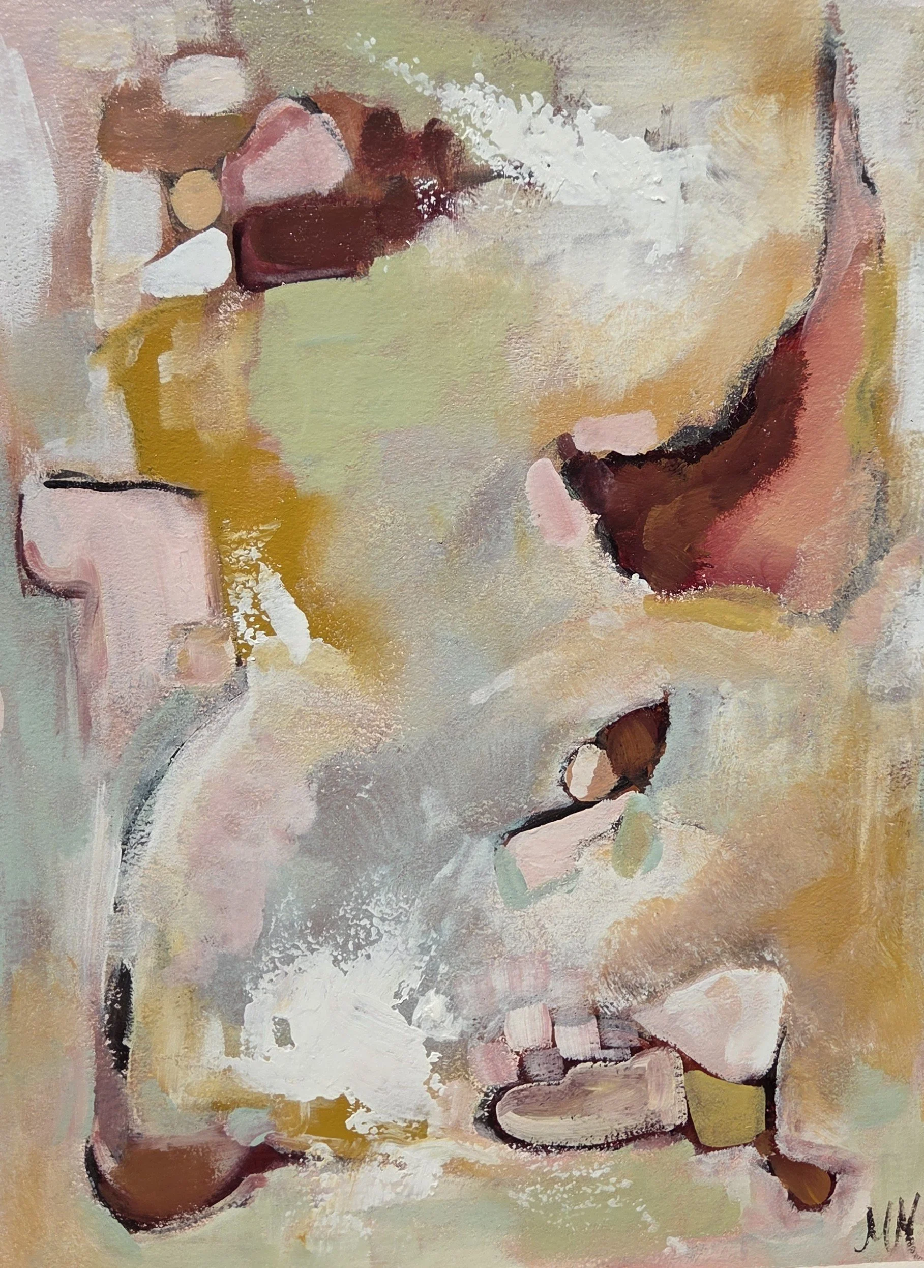 MM009- Funniest Woman I Ever Met II, 12x16, oil on paper