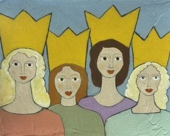 MA466- Sisterhood, 10x8, mixed media