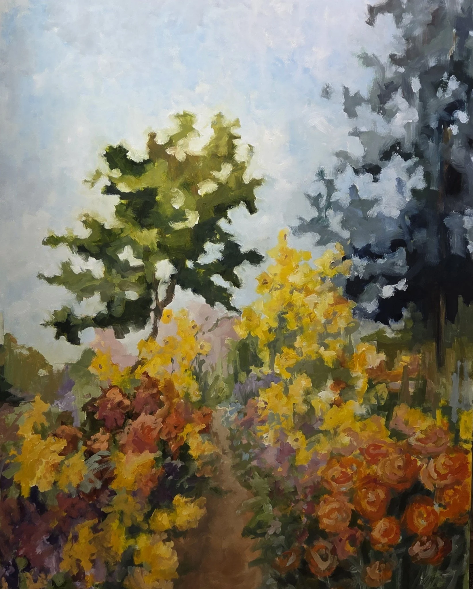 JE851- Summer Jungle, 48x60, oil on canvas