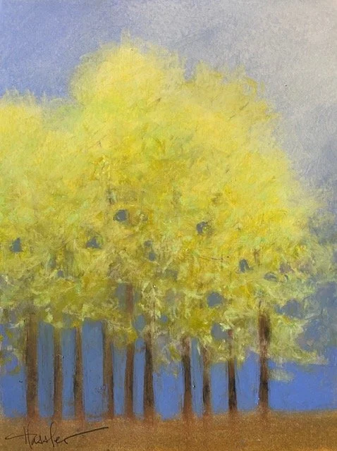 PHA011- Tree Family III, 9x12, pastel