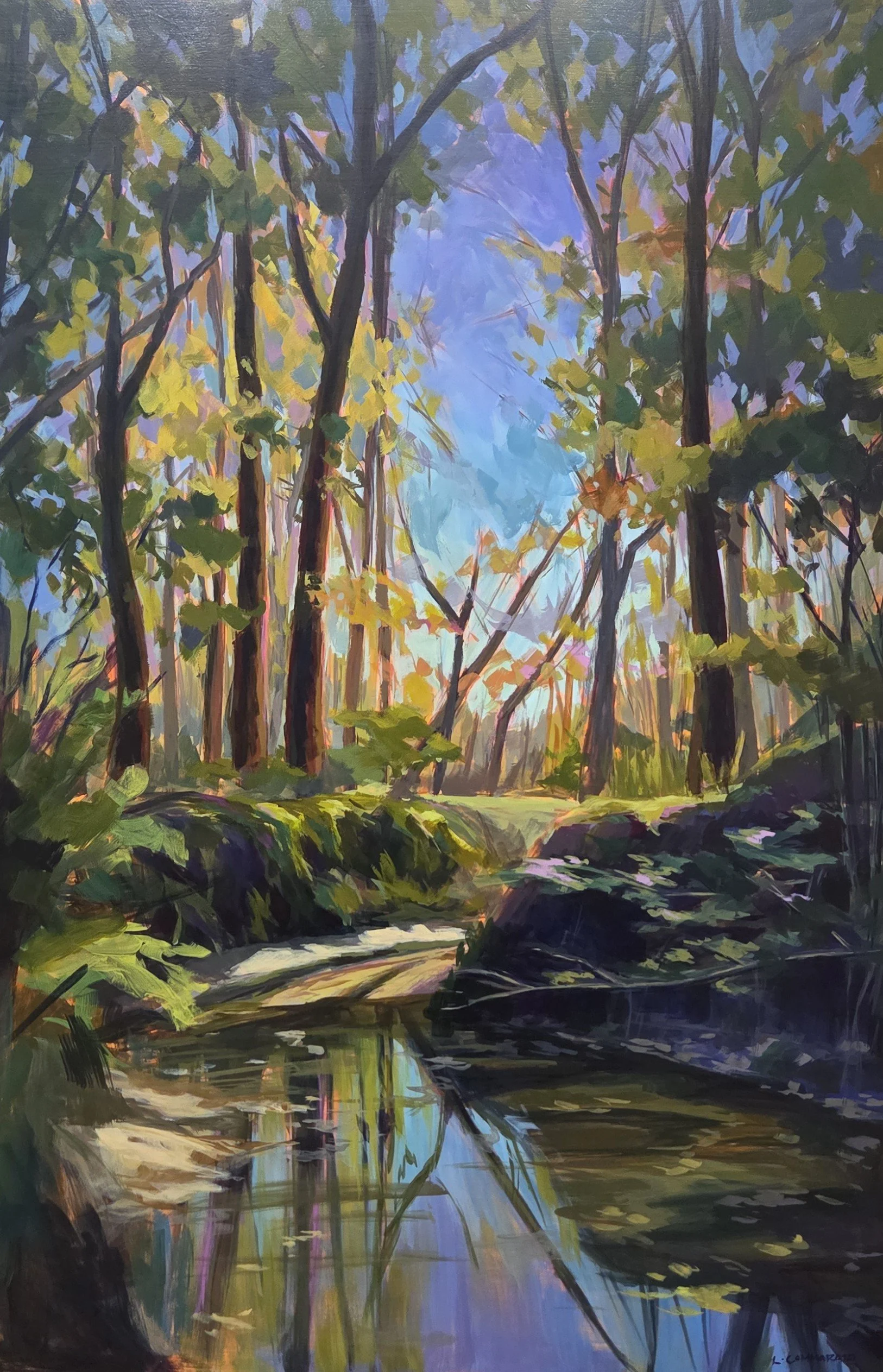 LC041- Where We Used to Wander, 24x36, acrylic on board