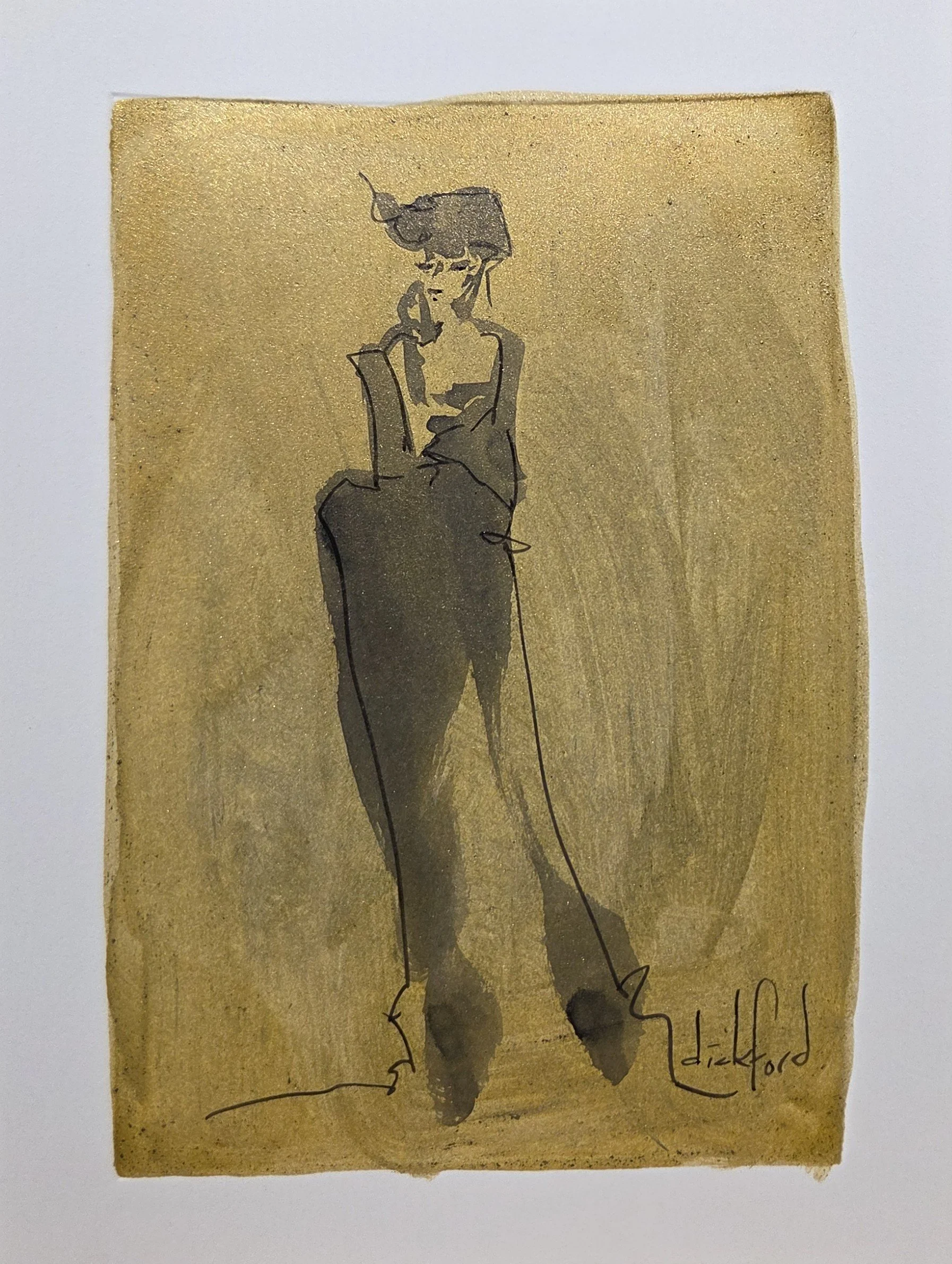 DF1079- Shine On II, 5x7, mixed media