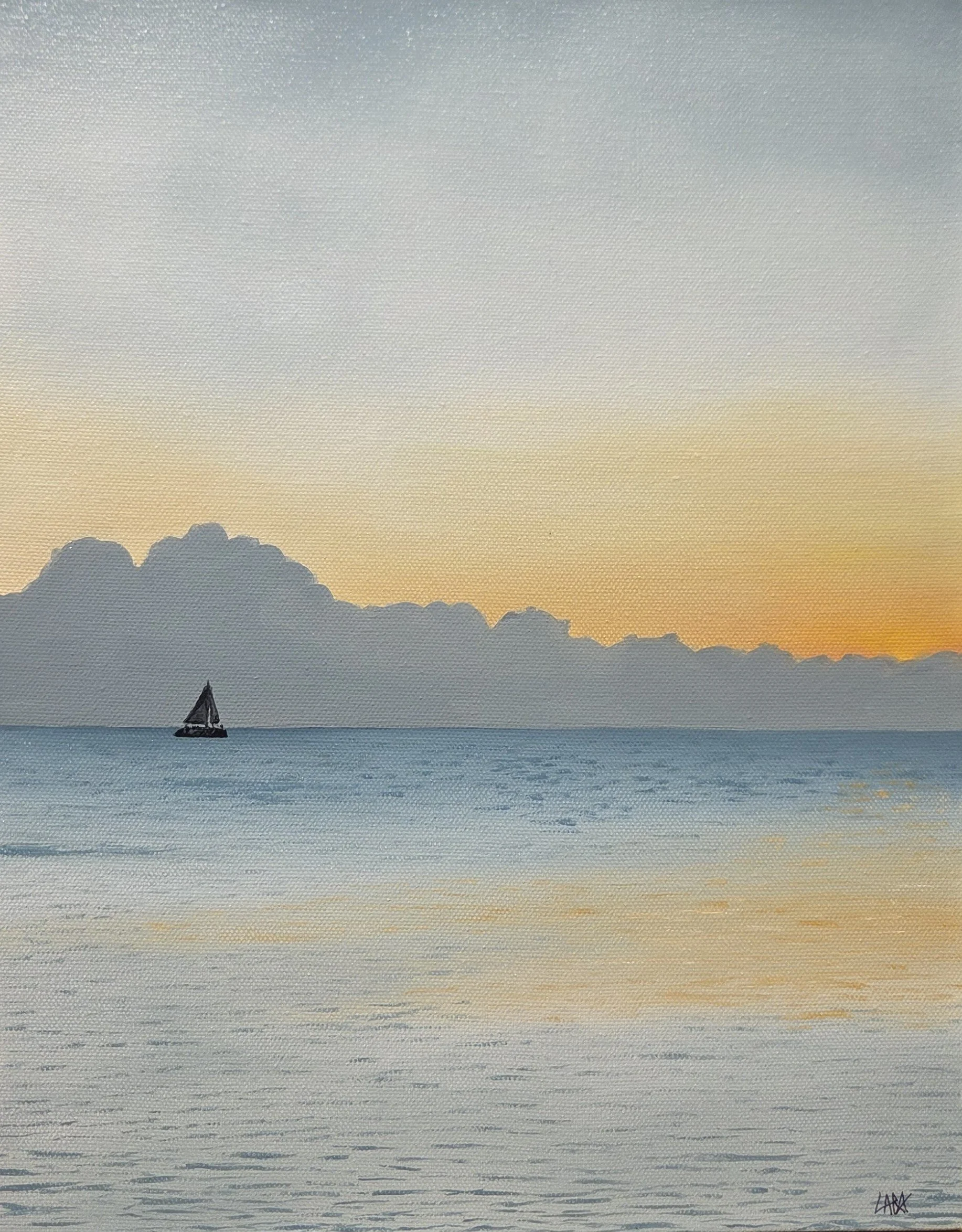 LM018- Sail Away, 11x14, oil on canvas