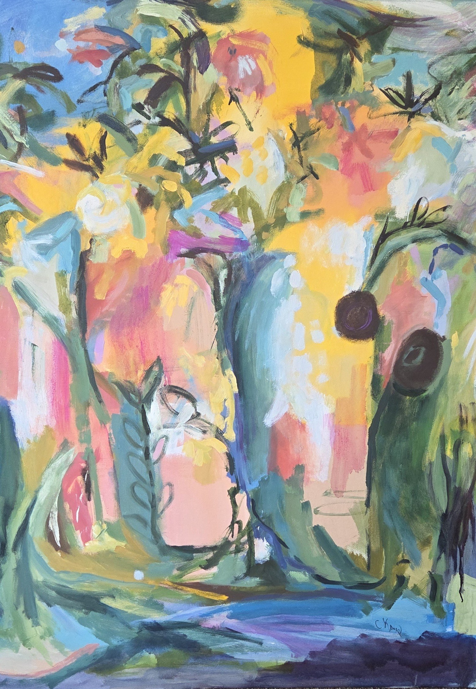 CMK760- Summer Sun, 36x48, oil on canvas