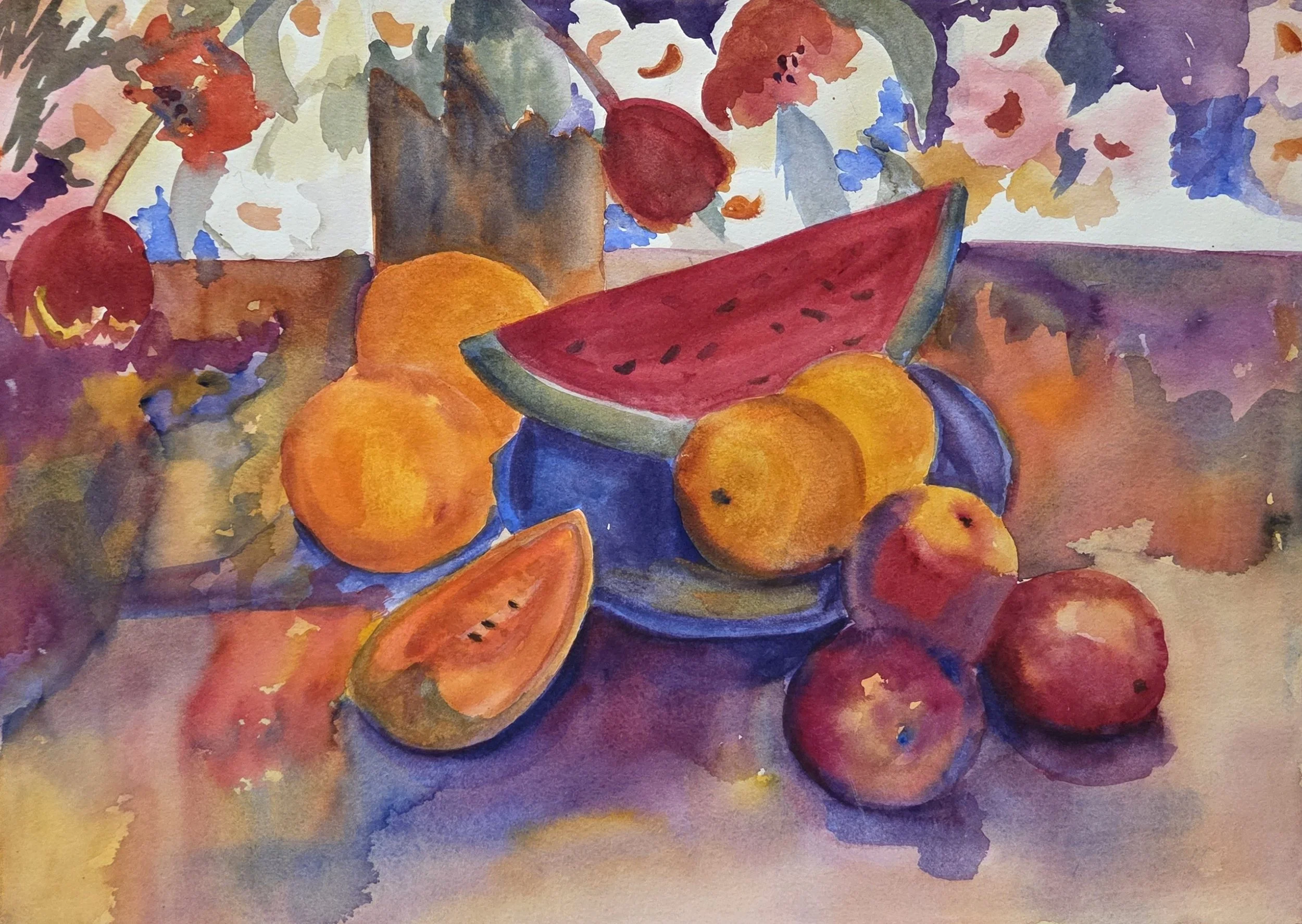 EG118- "Mid July", 20x14, watercolor