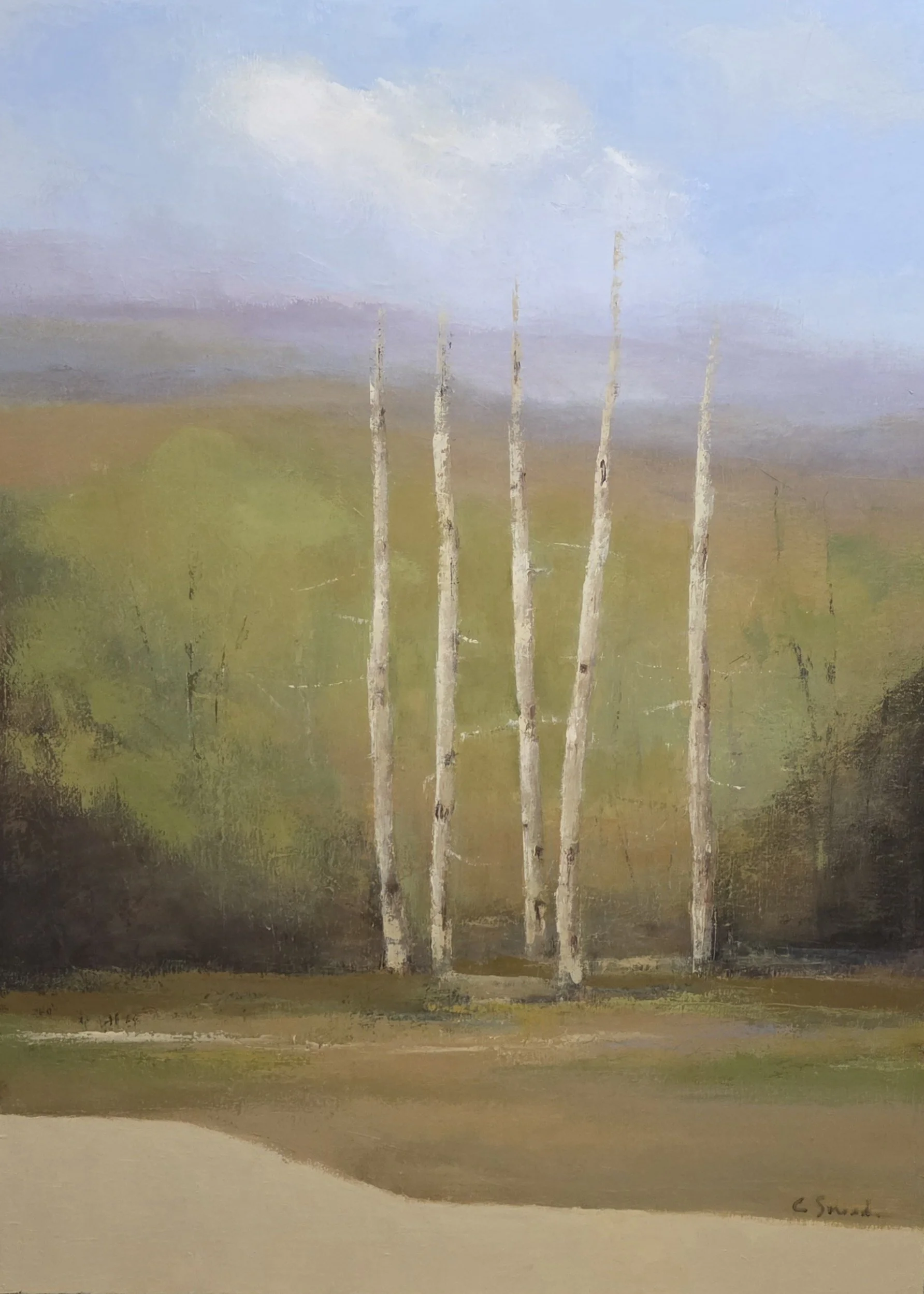 CS261- Aspen Shuffle, 30x40, oil on canvas