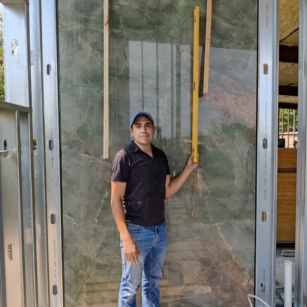 We had a great time installing this gorgeous slab today for a garage shower! 

Material; Jadore from @pacificshorestonestulsa 

#marble #granite #quartz #quartziteslabs #countertops #smallbusiness #handmade #custom #tulsa #oklahoma #okc #oklahomacity