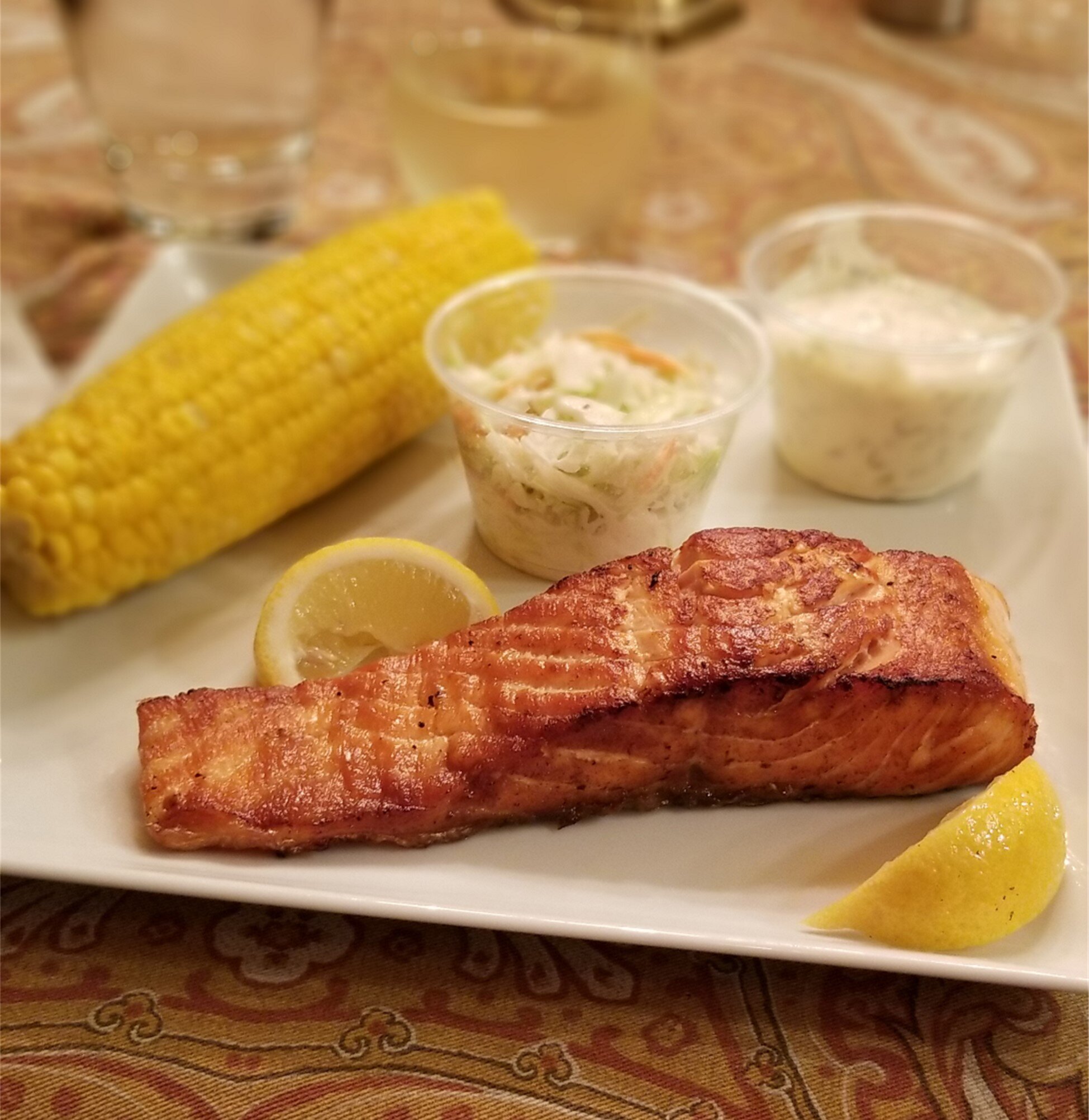 Grilled Salmon Dinner