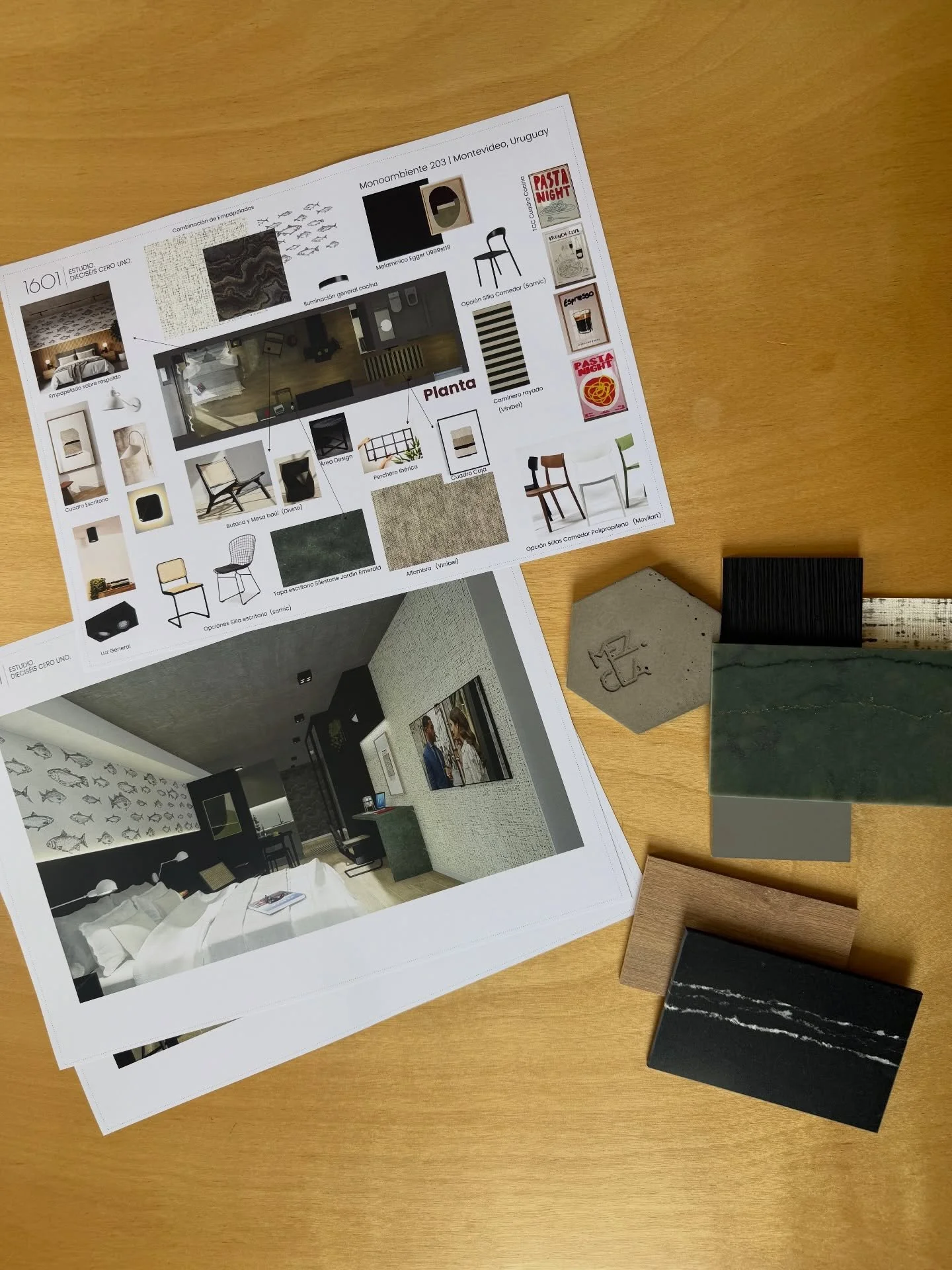 El a&ntilde;o arranc&oacute; con todo y hoy entregamos este Proyecto espectacular de un Monoambiente. #estudio1601 #interiorismouruguay #proyectosllaveenmano