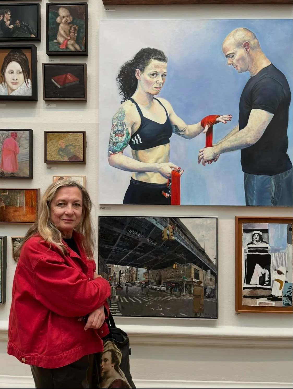 Twas VARNISHING DAY 

 @royalacademyarts 
I am in recovery 

@eliapaintings
Summer Exhibition 2026
16 June - 23 August 2026
Main Galleries | Burlington House London
Gallery VIII hung by @eileen_cooper_ra 

Www.wendyelia.com