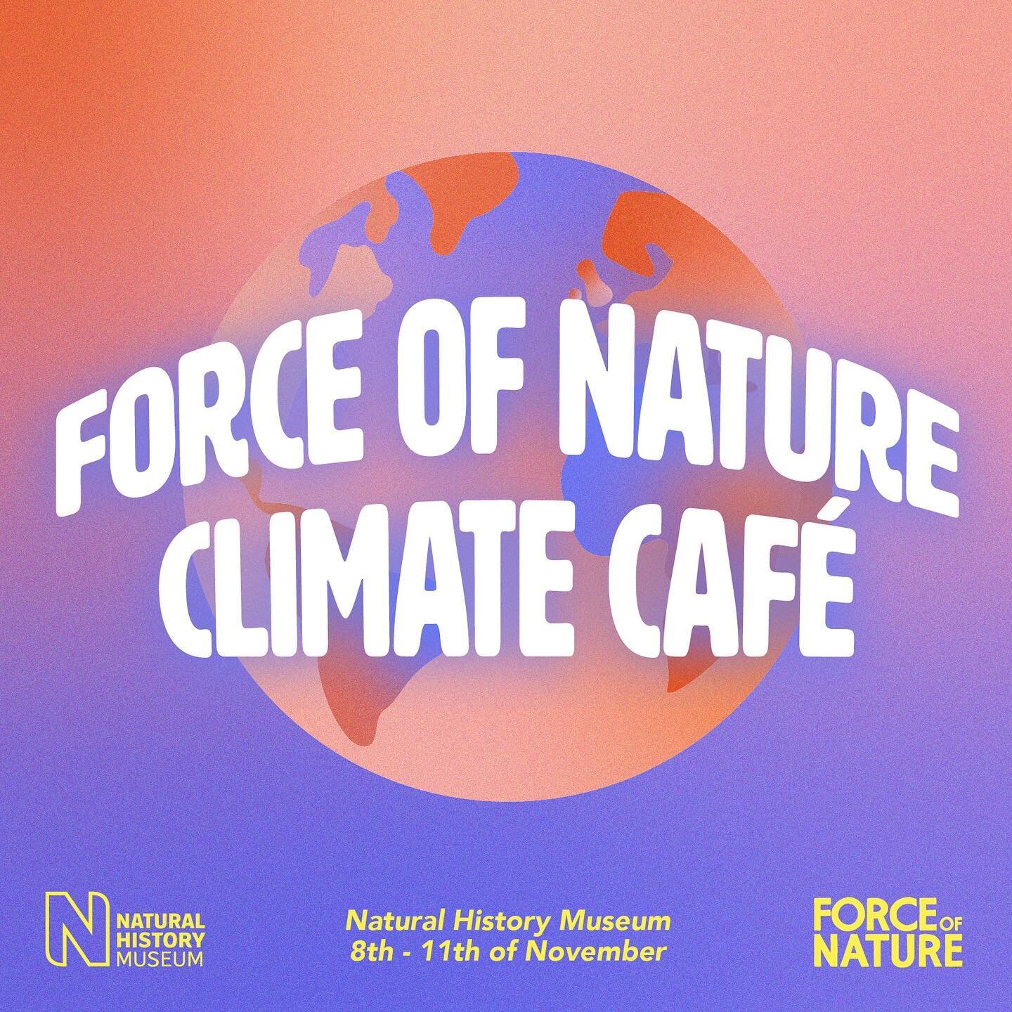 Which day are you coming to the flagship Force of Nature climate caf&eacute;? 🌎☕️

Each day explores a new theme - from climate justice to community action; gender equality to business sustainability. 

On top of that, you&rsquo;ll hear from scienti