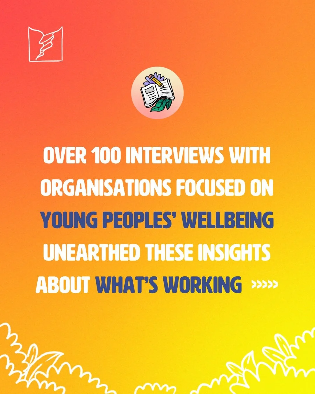WEBSITE LAUNCH! We&rsquo;re working with the Solutions Insights Lab and the Youth Mental Wellbeing Co-Lab (of 24 amazing orgs) to explore the best ways to support young people&rsquo;s mental health. 

These insights are things people working in youth