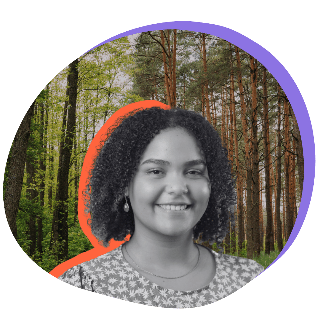 Black and white headshot of black woman smiling.