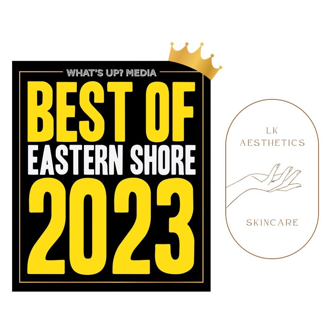 BEST OF 2023 👑 

LK Aesthetics didn&rsquo;t just win one, but TWO awards for the Eastern Shore.

BEST OF FACIALS 🏆
BEST OF EYEBROW CARE 🏆

WOW. I cannot begin to describe the feeling of gratitude and joy that I&rsquo;m experiencing. 🥹 I started o