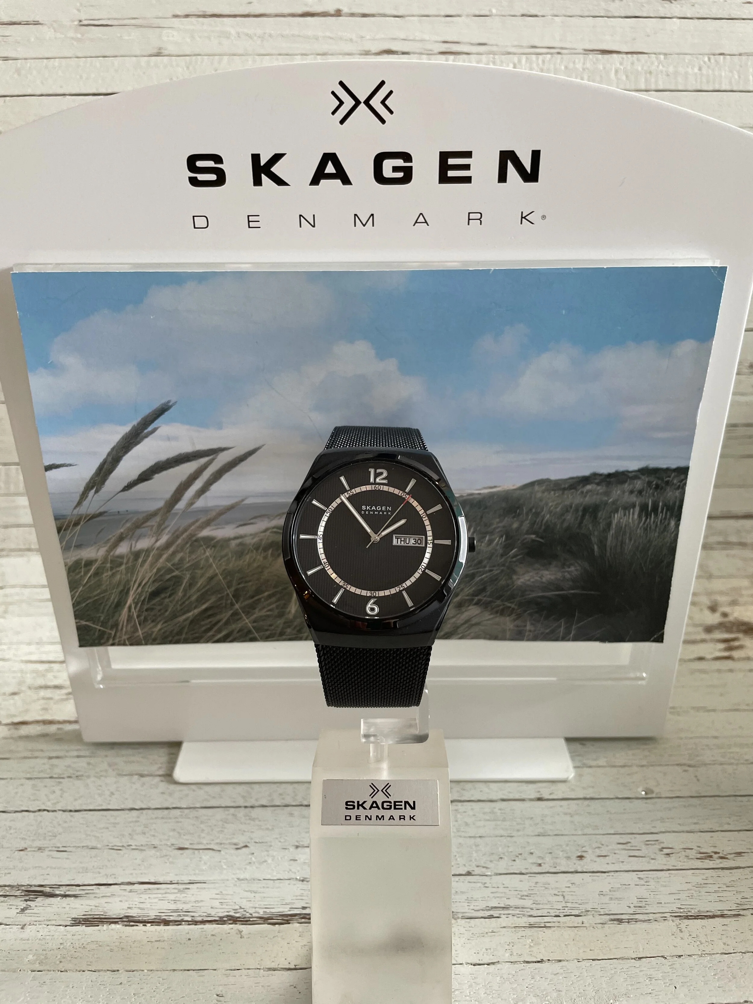 skagen black titanium