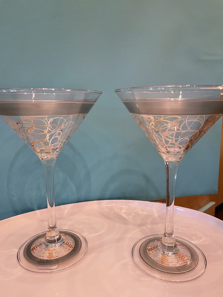 Regatta Etched Martini Glasses - Set of 4