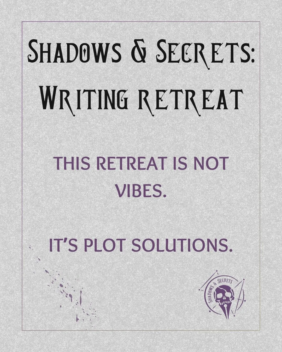 Some retreats refill your cup.
 This one also fixes your plot.
Here&rsquo;s what we know: you almost certainly don&rsquo;t need a ground-up rewrite&mdash;you need a method, outside eyes, and a twist/structure strategy that actually holds.
If your sto