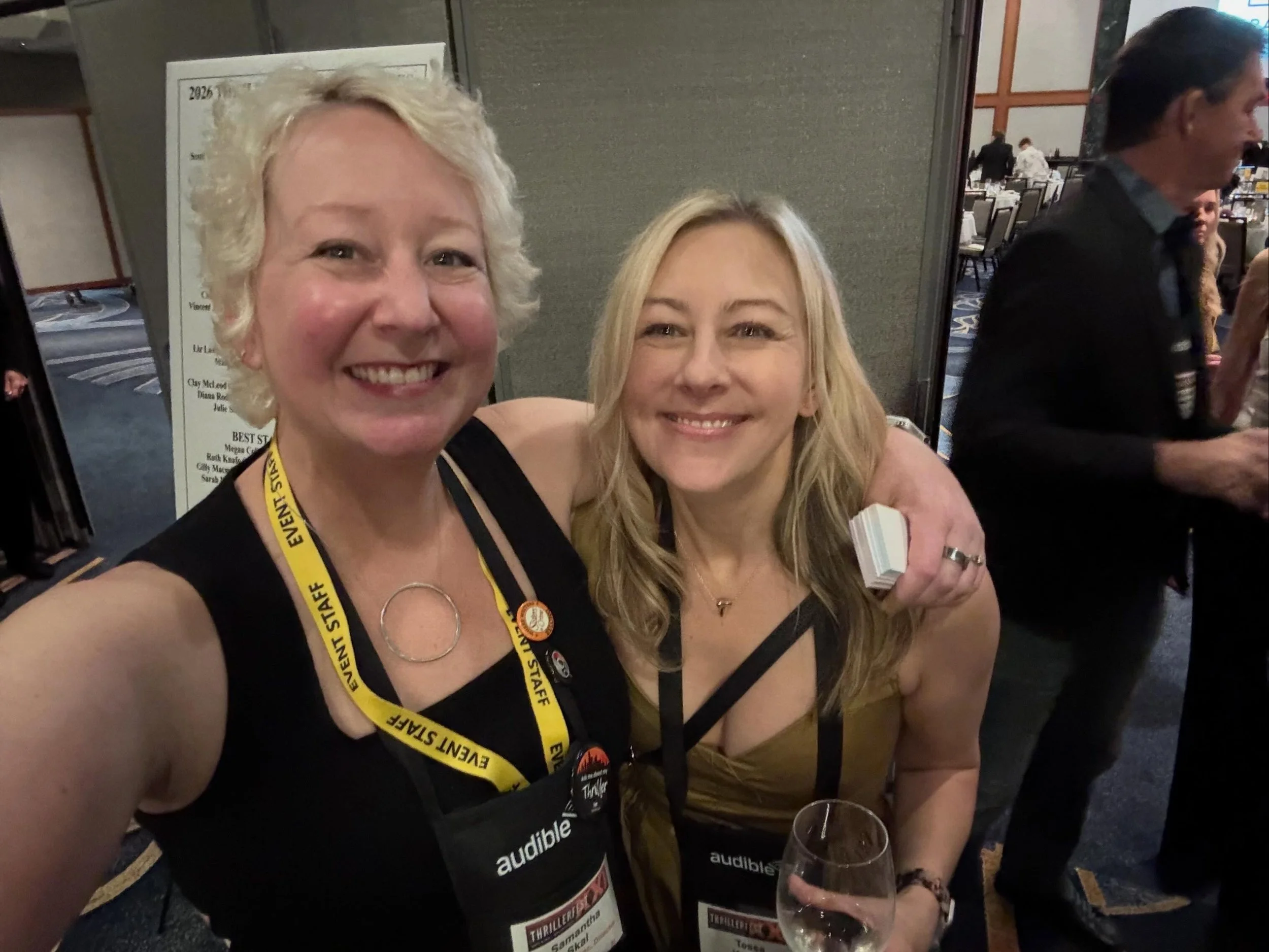 ThrillerFest XXI Post 3: more selfies with rad, brilliant people.

A few just-me selfies, just because. I 🖤 #thrillerfest.

The penultimate picture is the correct amount of morning iced tea (after a double espresso), when one is on a team running a 