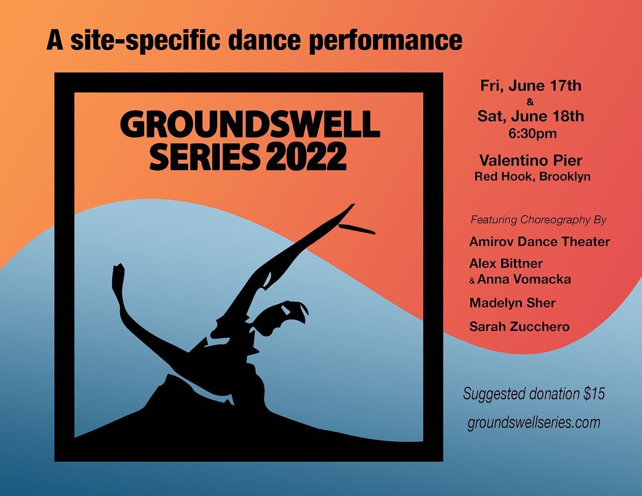 📣 GROUNDSWELL SERIES 2022 IS HERE!!✨featuring choreography by Amirov Dance Theater @amirovdancetheater , Alex Bittner @lilbittybittner + Anna Vomacka @anickaaagaiaaa , Madelyn Sher @madzds25 , and Sarah Zucchero @mowglilolimo !! ✨You&rsquo;ll have 2