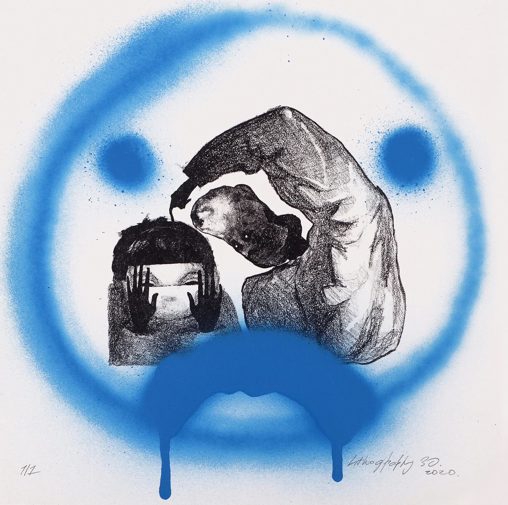  Lithography + mixed media  2020 
