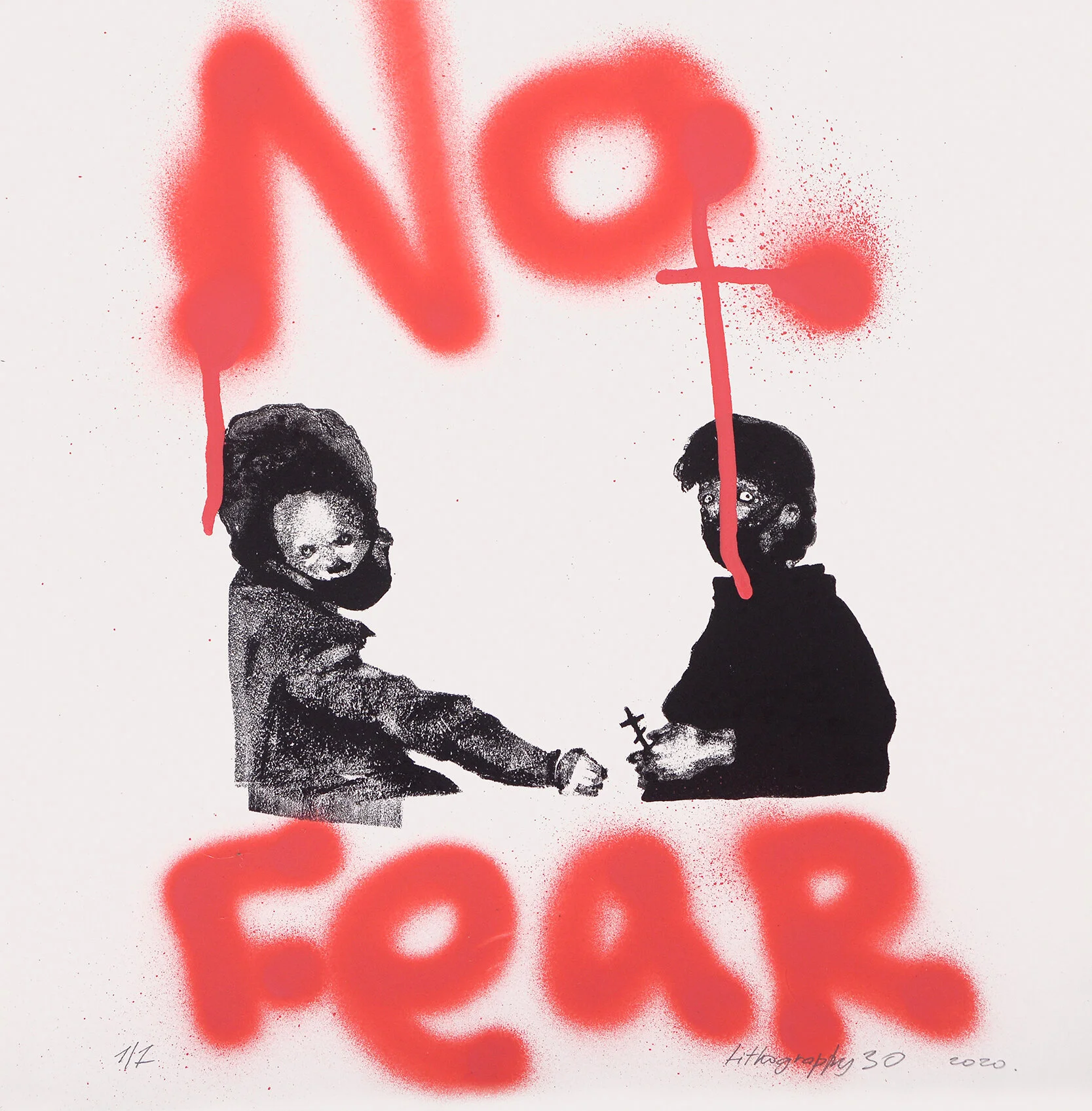  Lithography + mixed media  2020 