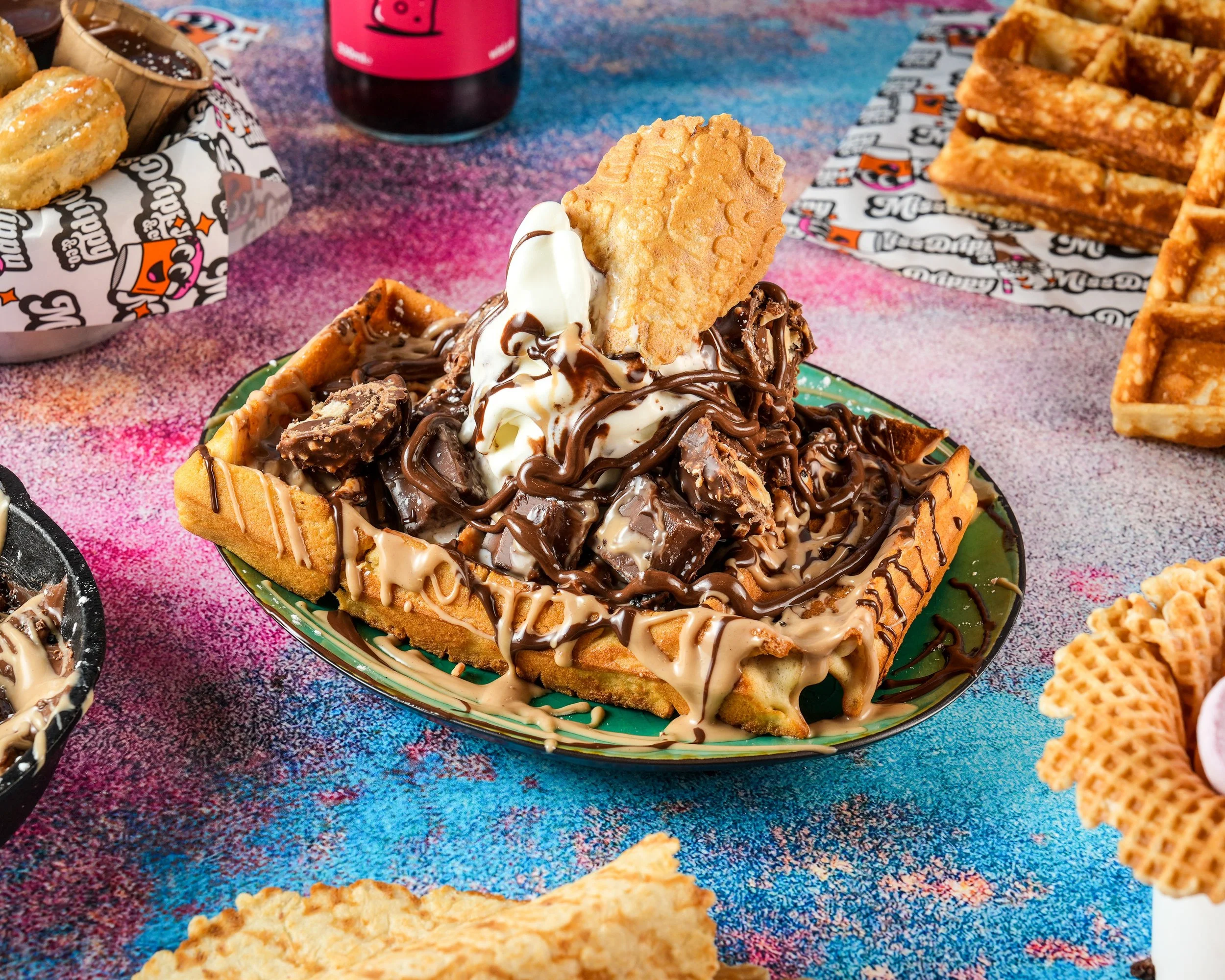 Drippy Michael Ferrero waffle.jpg