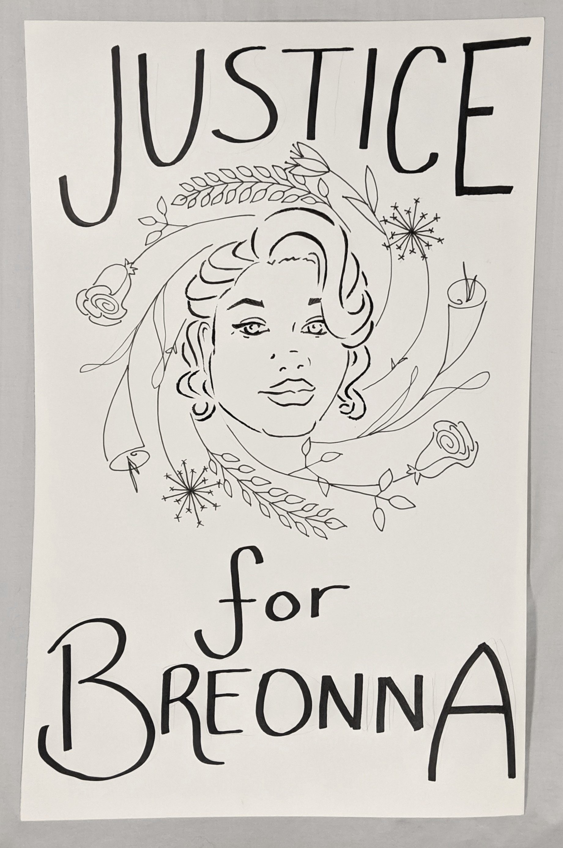 MAARCH for Justice, the Madison Area Anti-Racism Community Hub.
Shown is one of the many protest signs I have designed.