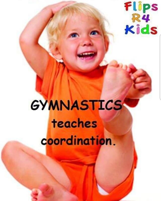 Look at me! ✔ Gymnastics teaches coordination. www.flipsr4kids.com #freetrialclass #flipsr4kids