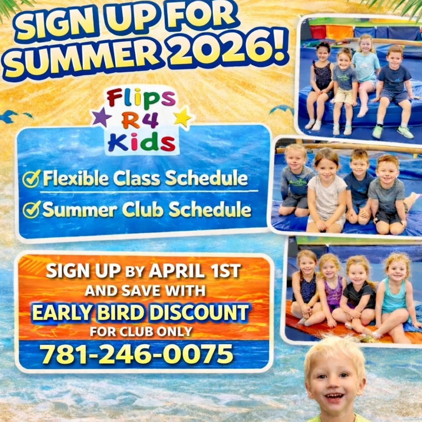 🌞🎉 Exciting Summer Opportunities Await! 🎉🌞

☀️ We're thrilled to announce 2 AMAZING summer options for you to dive into! Whether you're looking for flexibility or themed fun, we've got you covered. 🤸&zwj;♂️

1️⃣ Flexible Summer Class Program: Cu