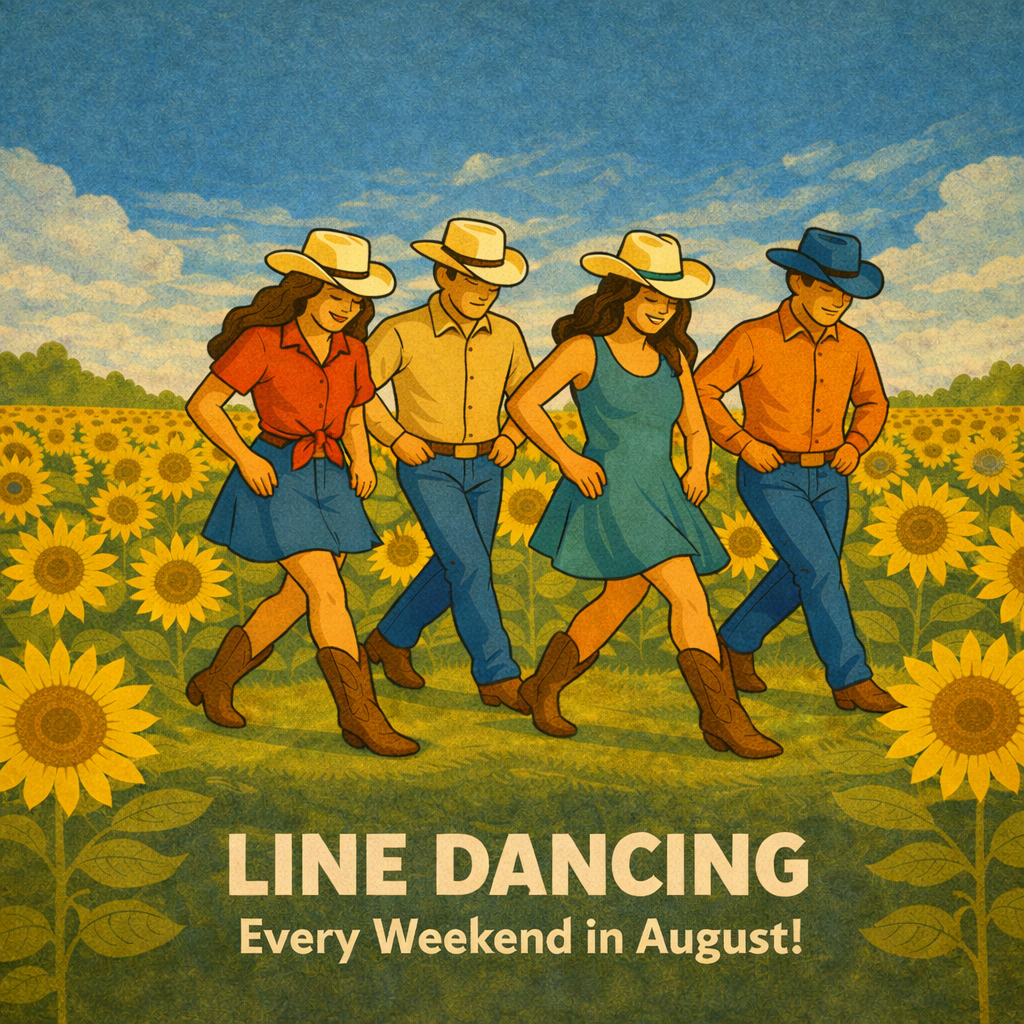 Line Dancing Every Weekend in August!