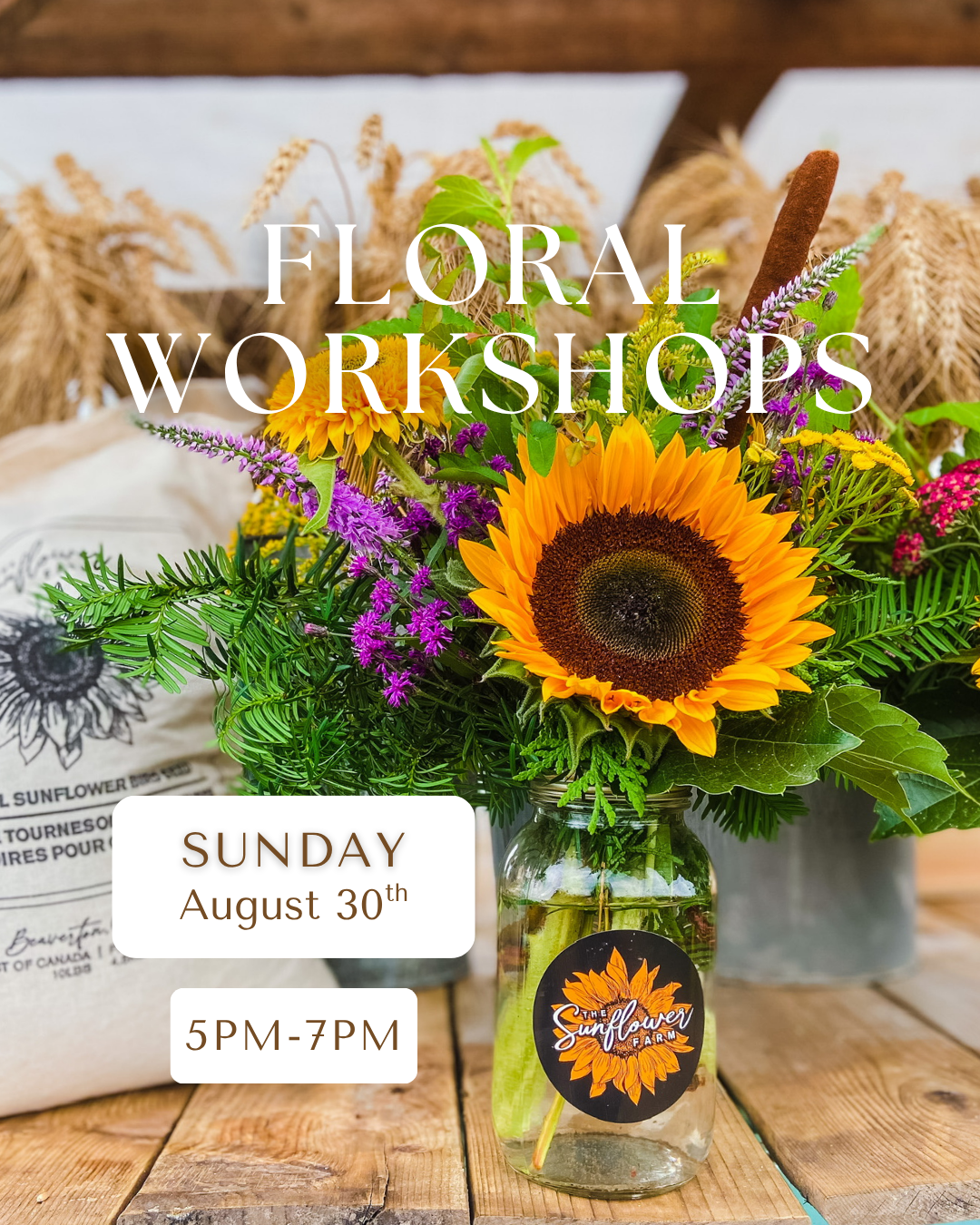 Floral Workshop   Sip n' Bite
