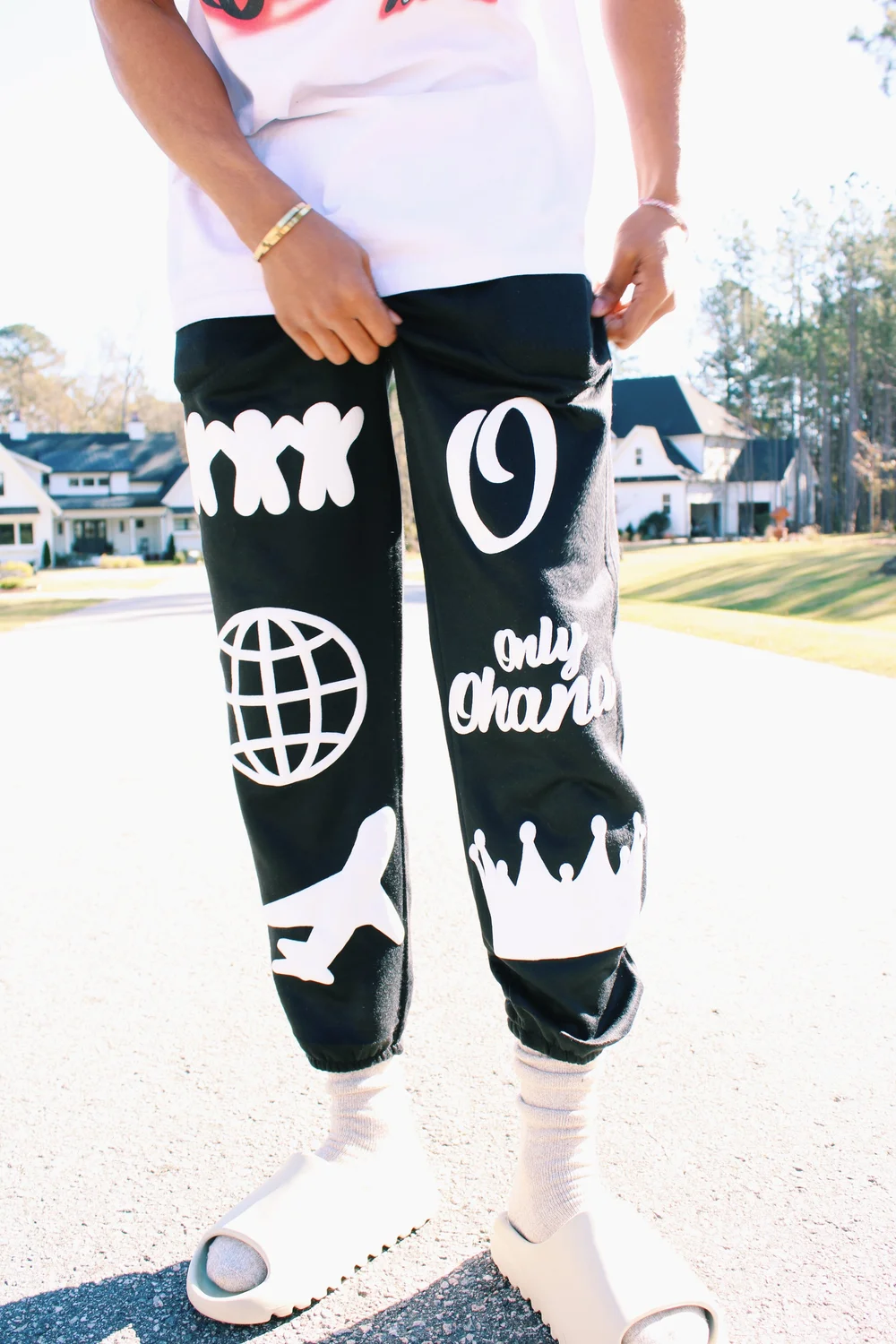 【SATIIIZ】Leah Button Balloon Sweatpants 11:11 Sweatpants – Shine The Light On