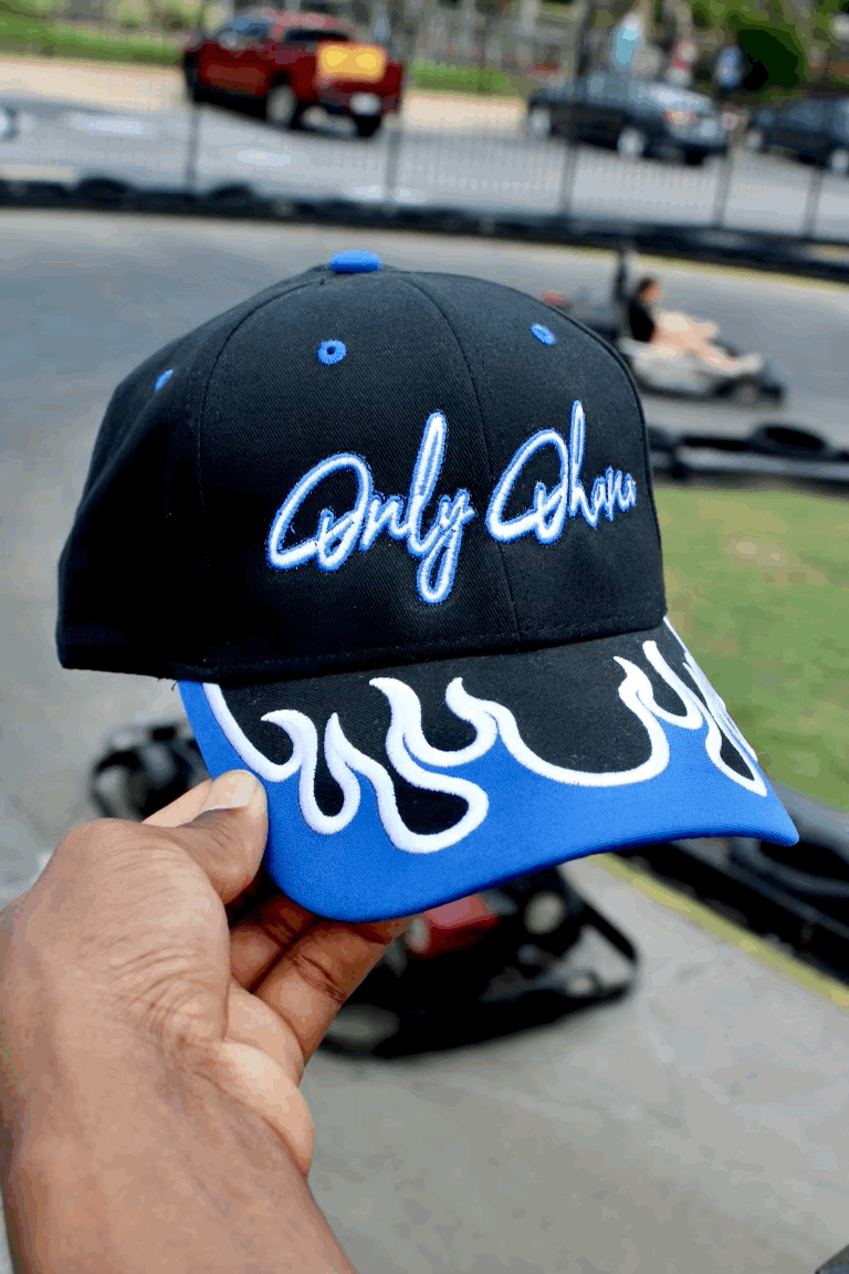 Family Flame Logo Cap - Blue