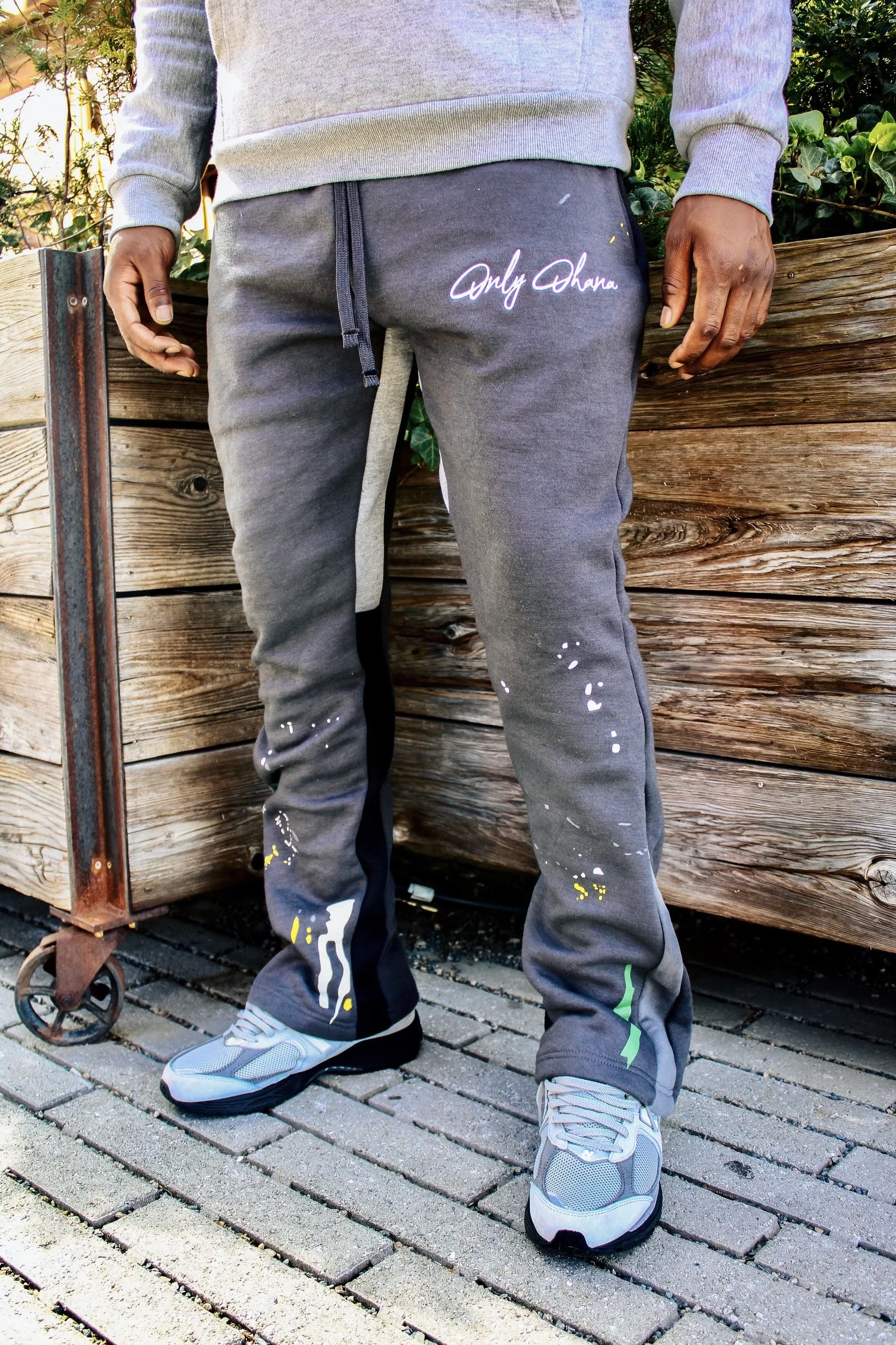OO Painter Flare Sweatpant - Charcoal Grey