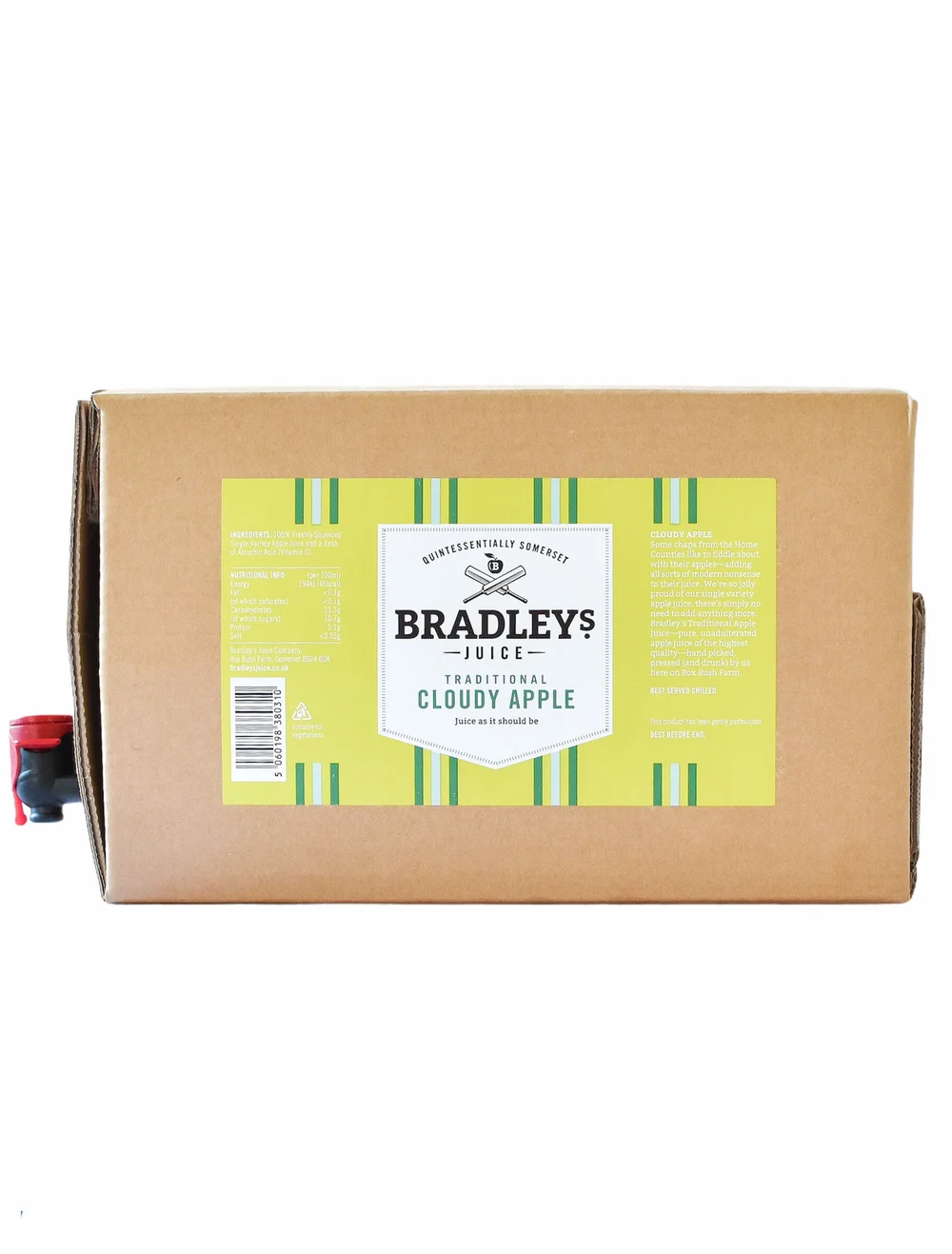 Traditional Cloudy Apple (5ltr Box) — Bradleys Juice