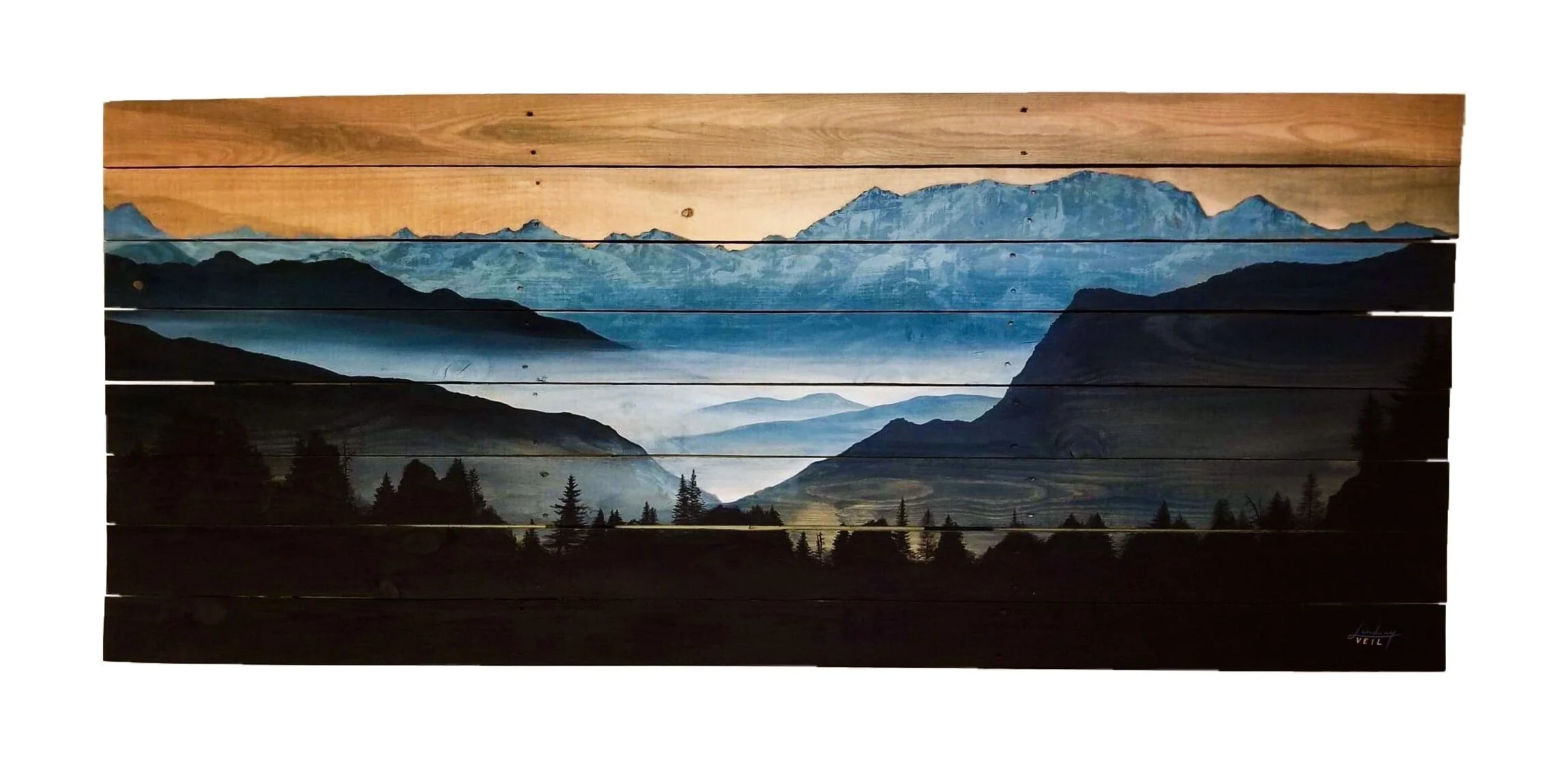 Sunset Over the Blues