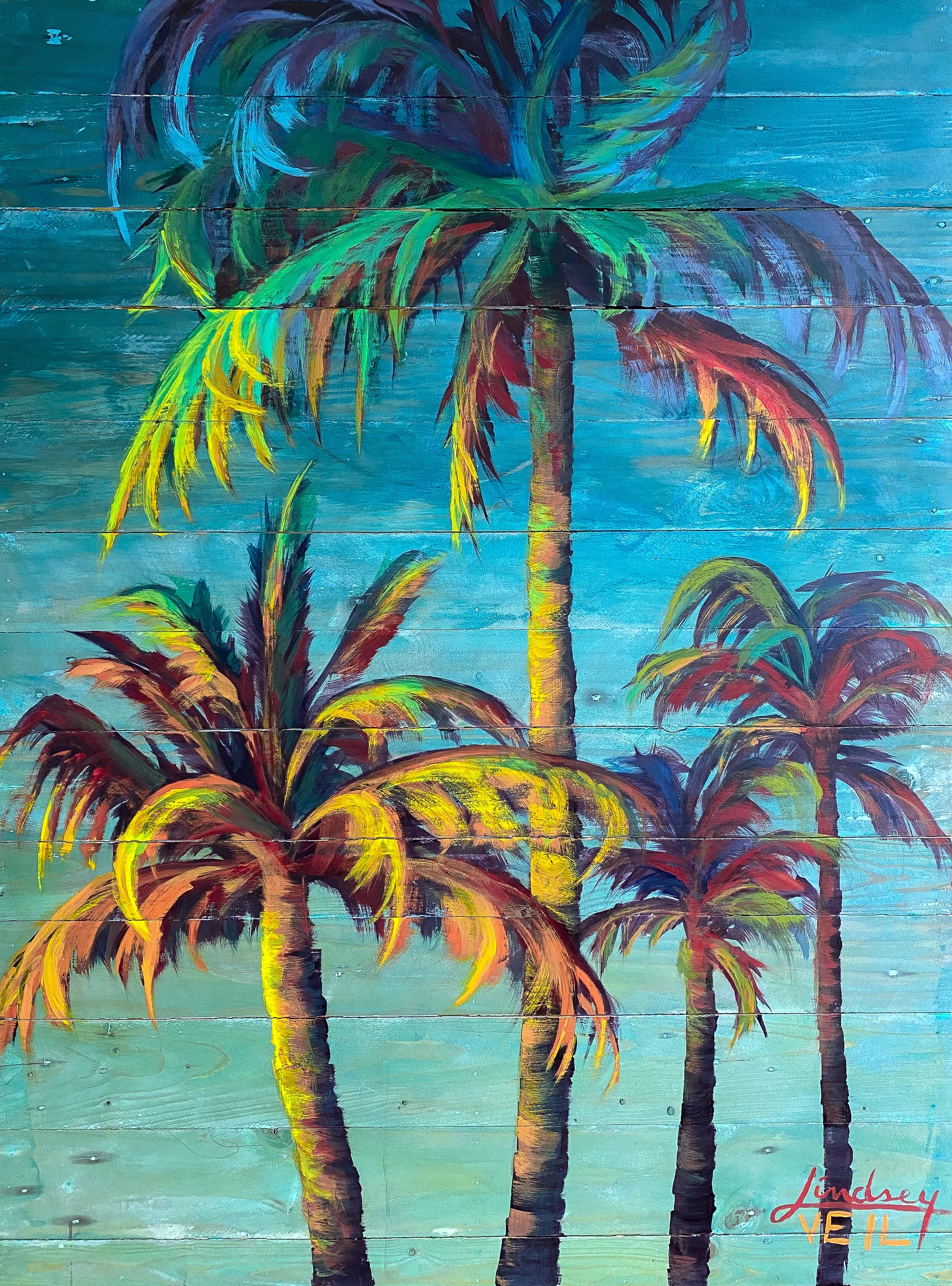 EVENING UNDER THE PALMS