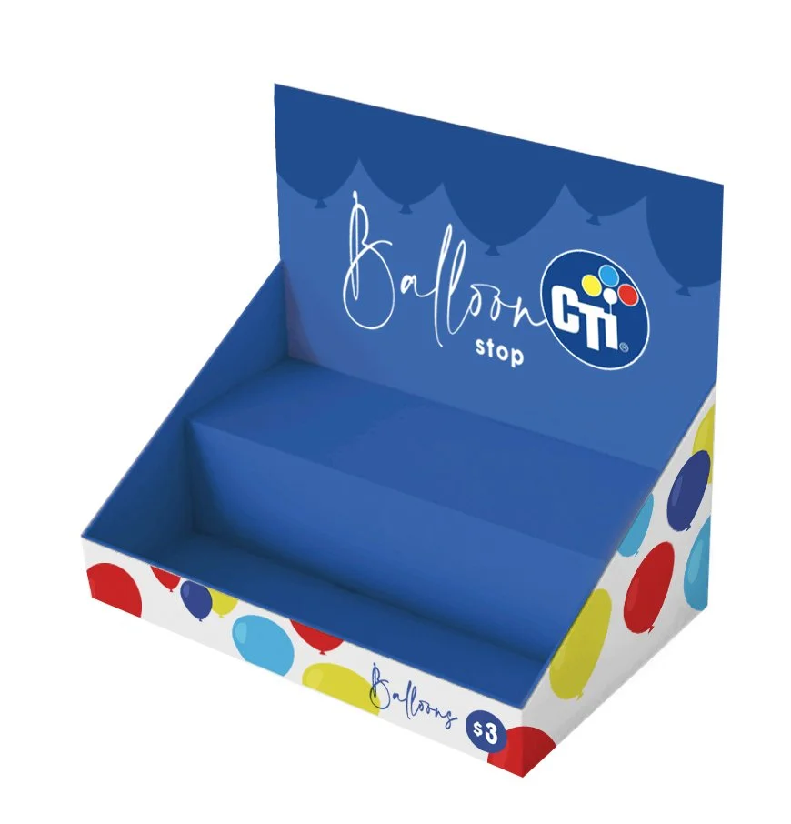 balloon pop display 8 x 6 x 6"