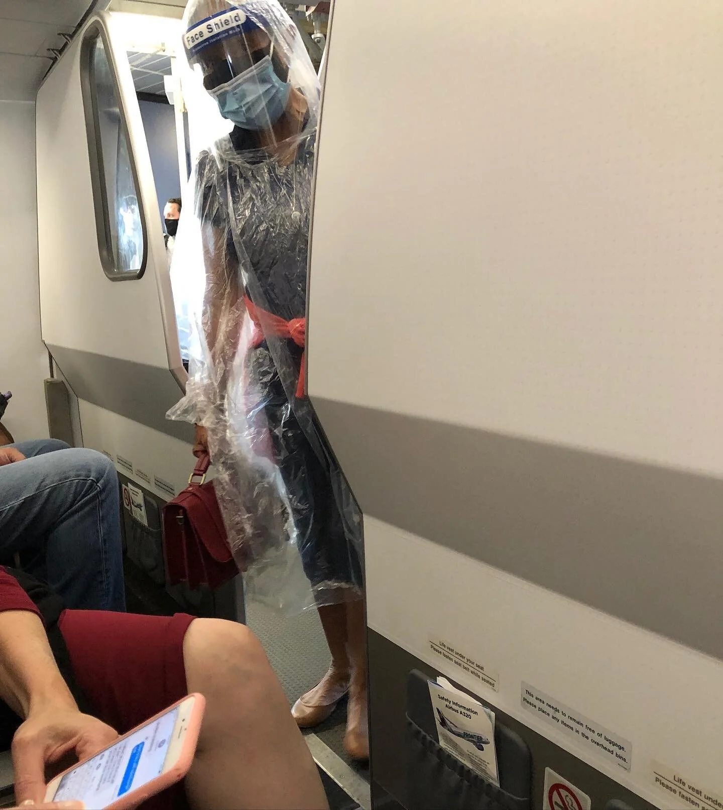 Put on your own trash bag first before helping others.