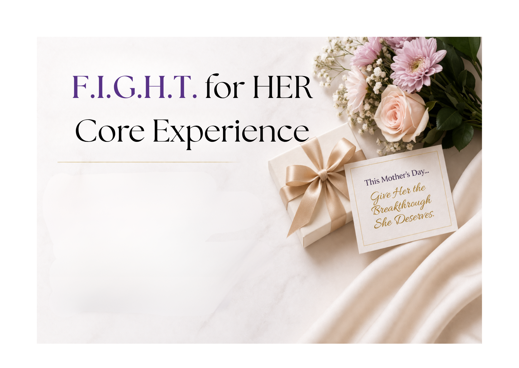 F.I.G.H.T. for Her Core Experience