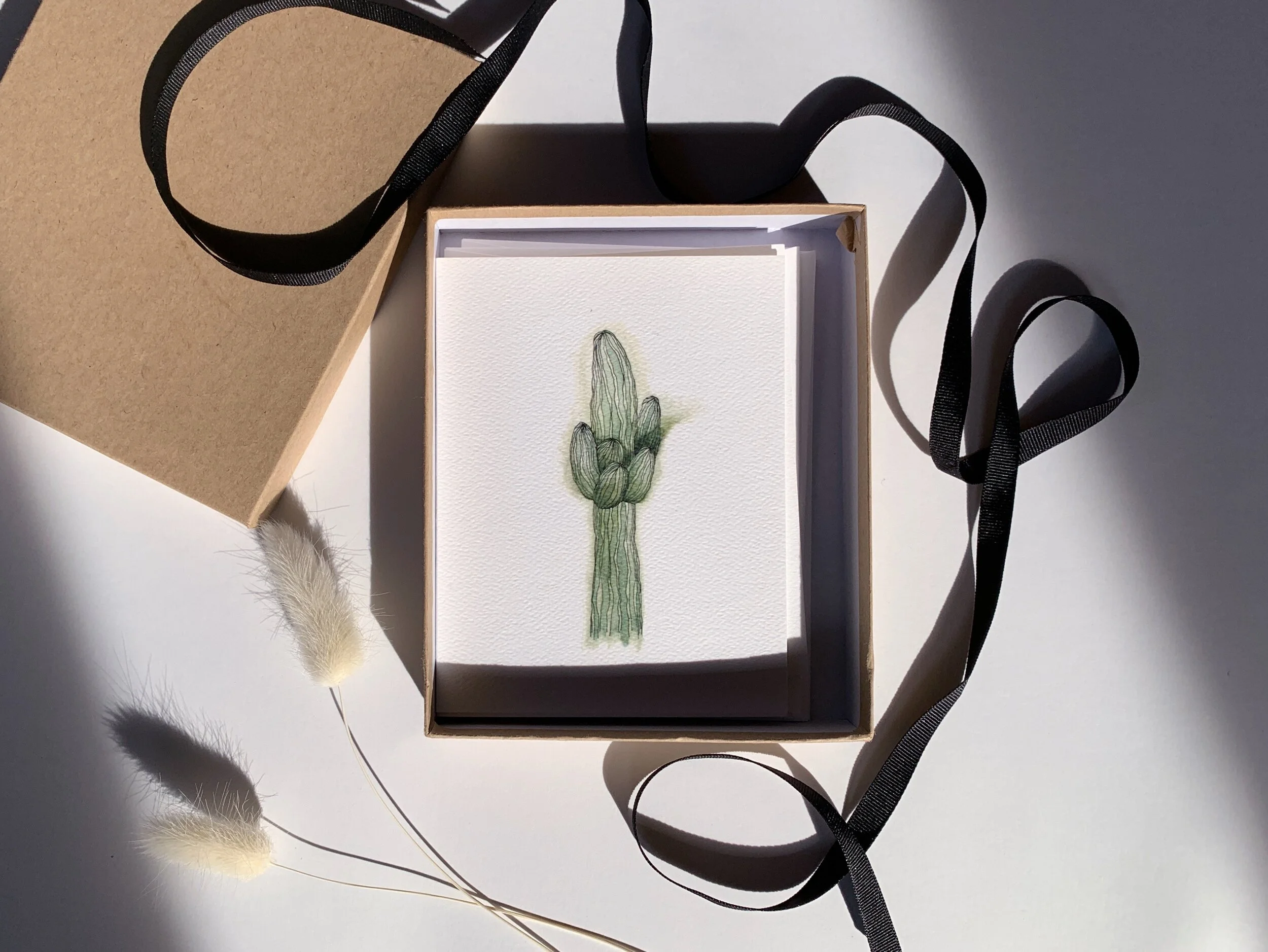 cactus greeting card - blank inside