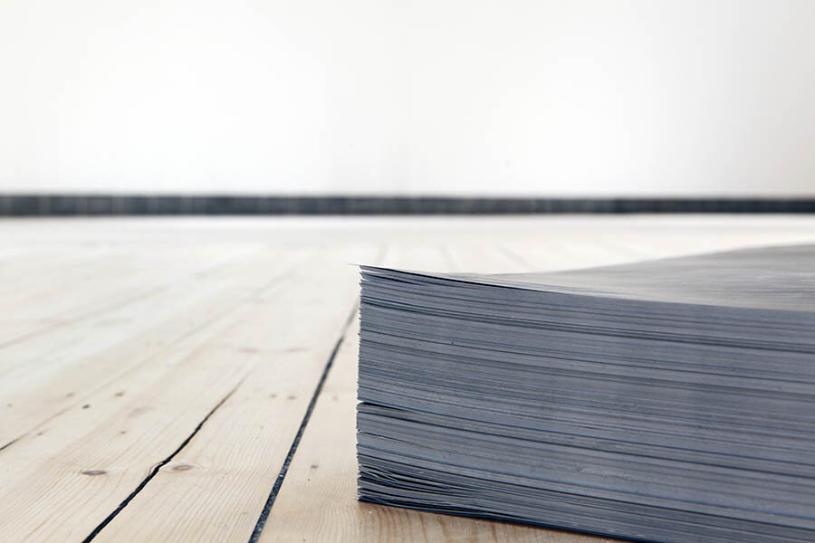 Felix Gonzales-Torres, Untitled, 1991.
Courtesy of The Felix Gonzalez-Torres Foundation and Andrea Rosen Gallery, New York.
Printed poster stack.