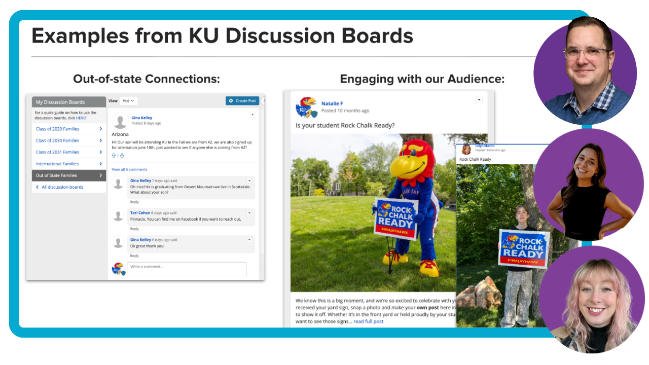 Discussion Boards That Convert: KU’s Playbook for Prospective Family Engagement