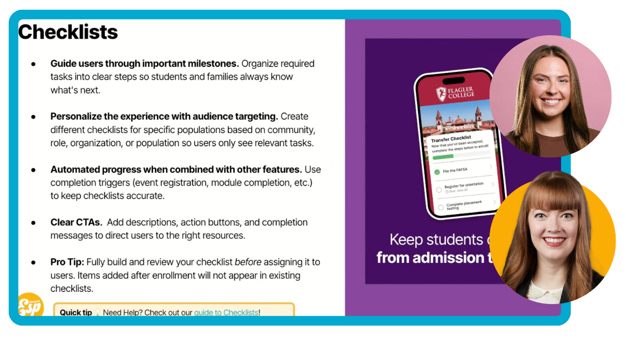 New Event Management Features (Sessions, Checklists &amp; Badges)