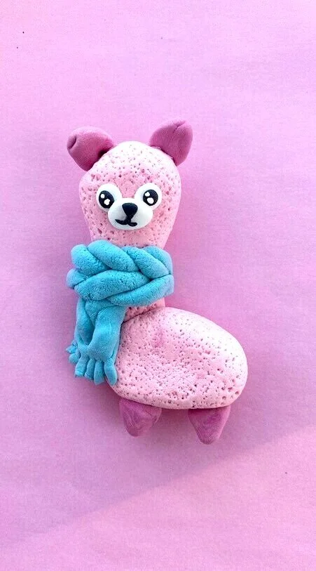 Kids Classes Online Plasticine Modeling Llama